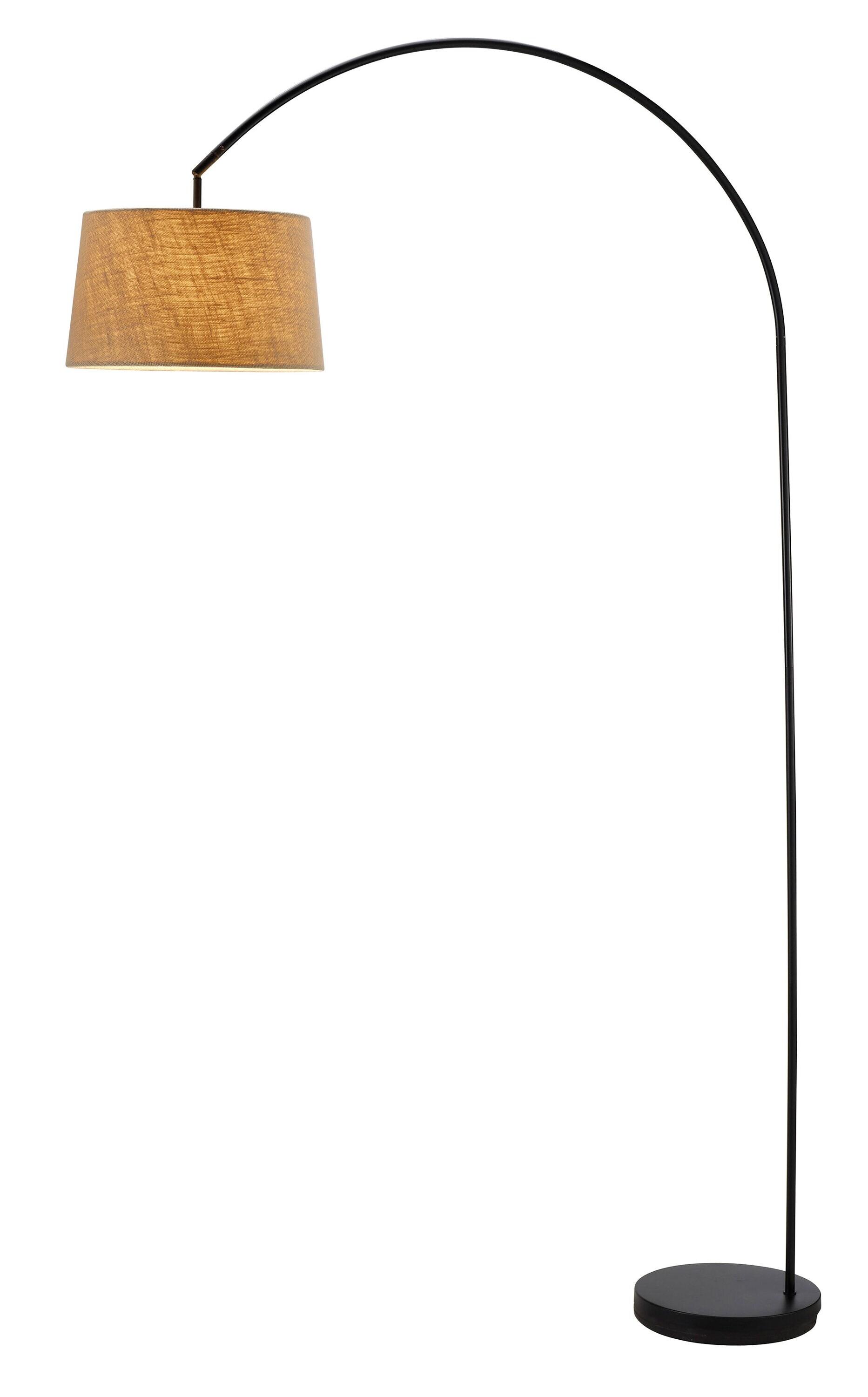 Adesso Goliath Arc Lamp, Matte Black
