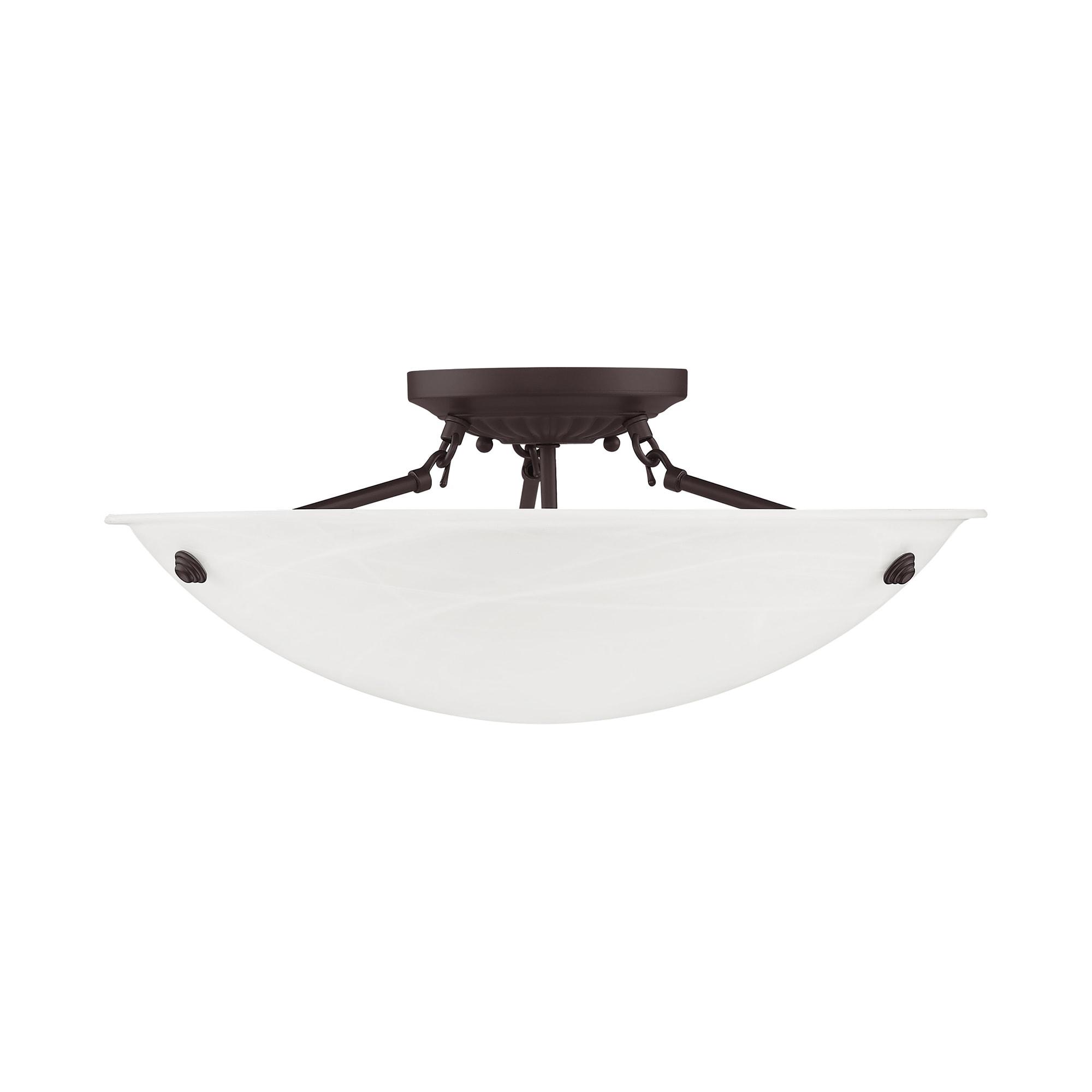 Livex Lighting Oasis 3 - Light Flush Mount in  Bronze