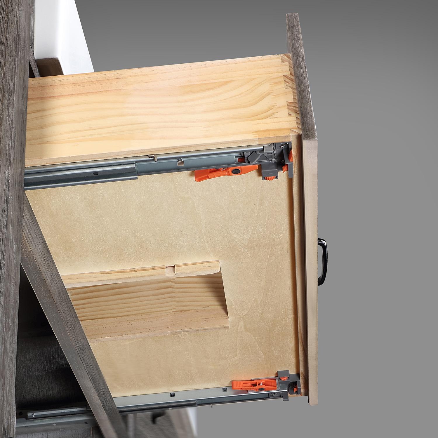 Villareal 48" Single Bath Vanity in Classical Gray with White Farmhouse Basin