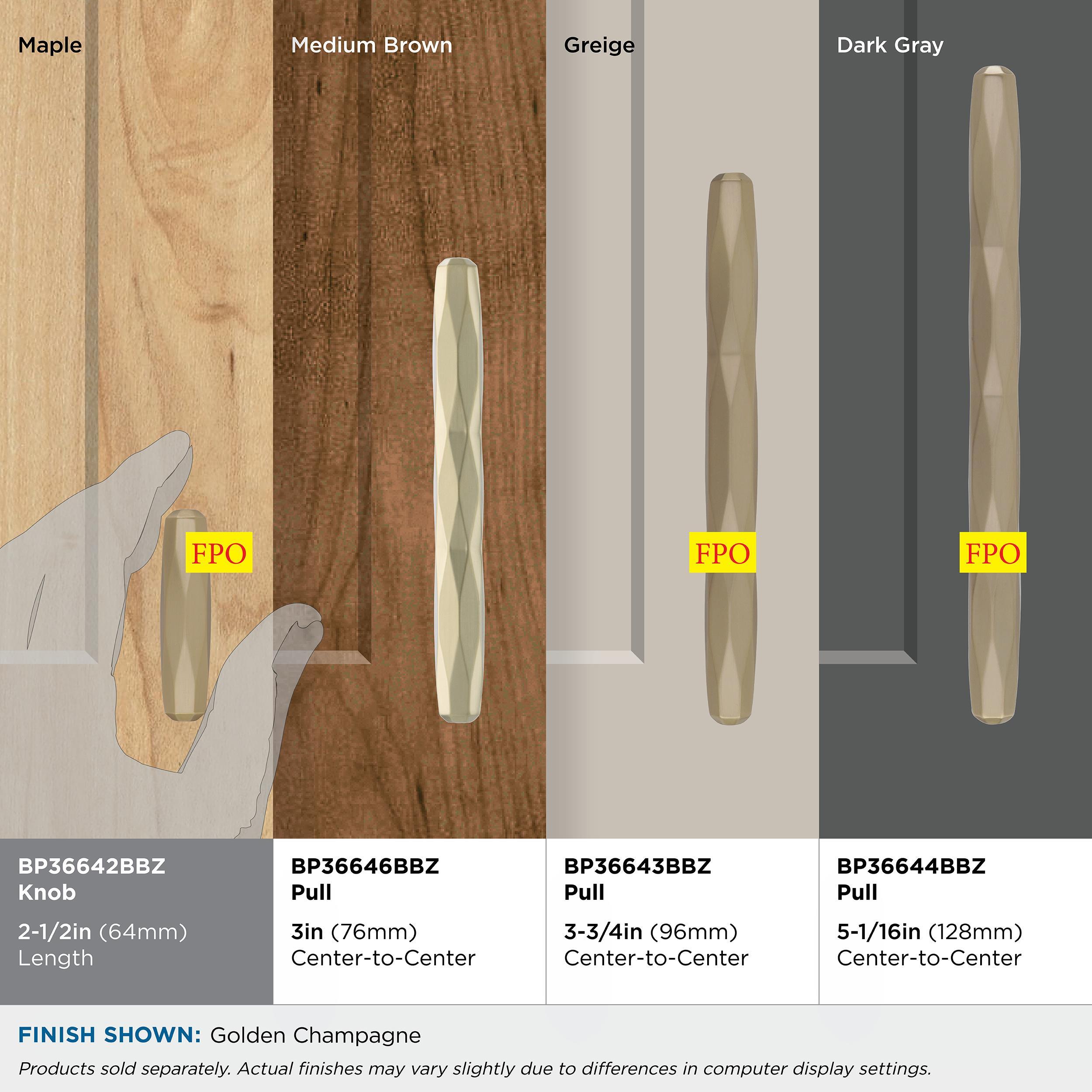 Amerock St. Vincent 1 7/16" Length Bar Knob & Reviews | Wayfair