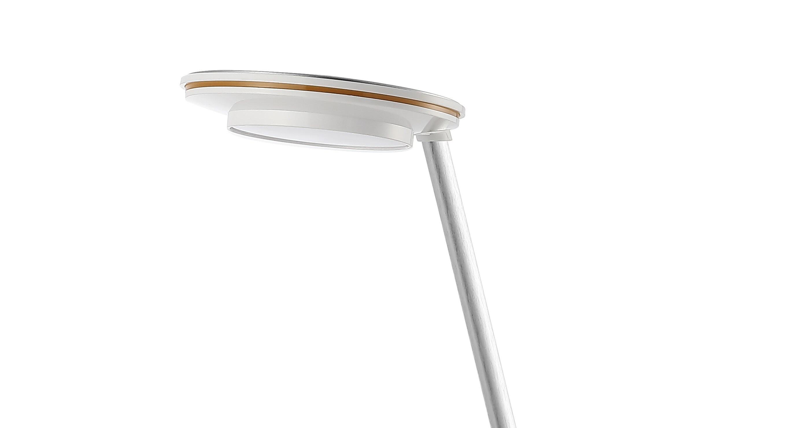 JONATHAN Y JYL7701B Dixon 18.5" Aluminum Contemporary Minimalist Adjustable Dimmable USB Charging LED Task Lamp, Farmhouse, Modern for living room, dinning room, bedroom Bulb Included, Sliver