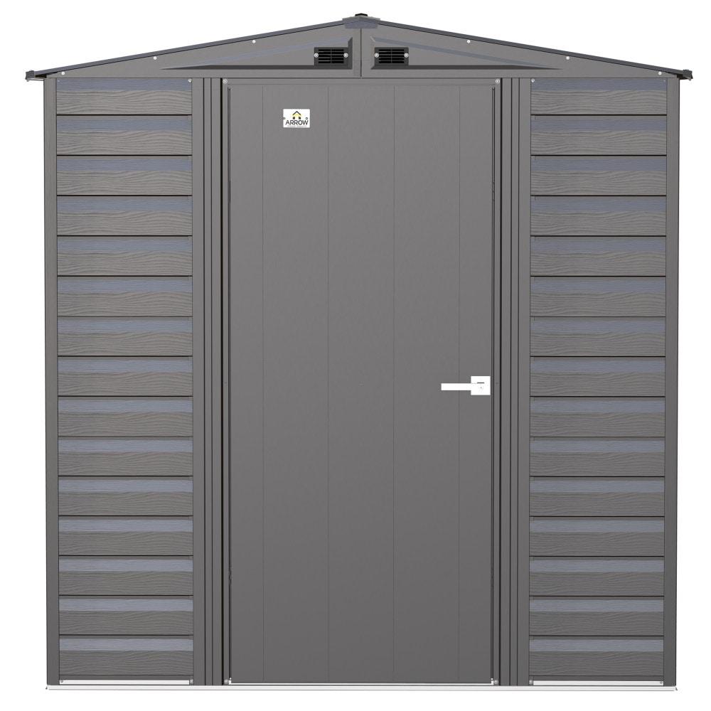 Arrow 6 ft. W x 7 ft. D Galvanized Steel	 Storage Shed