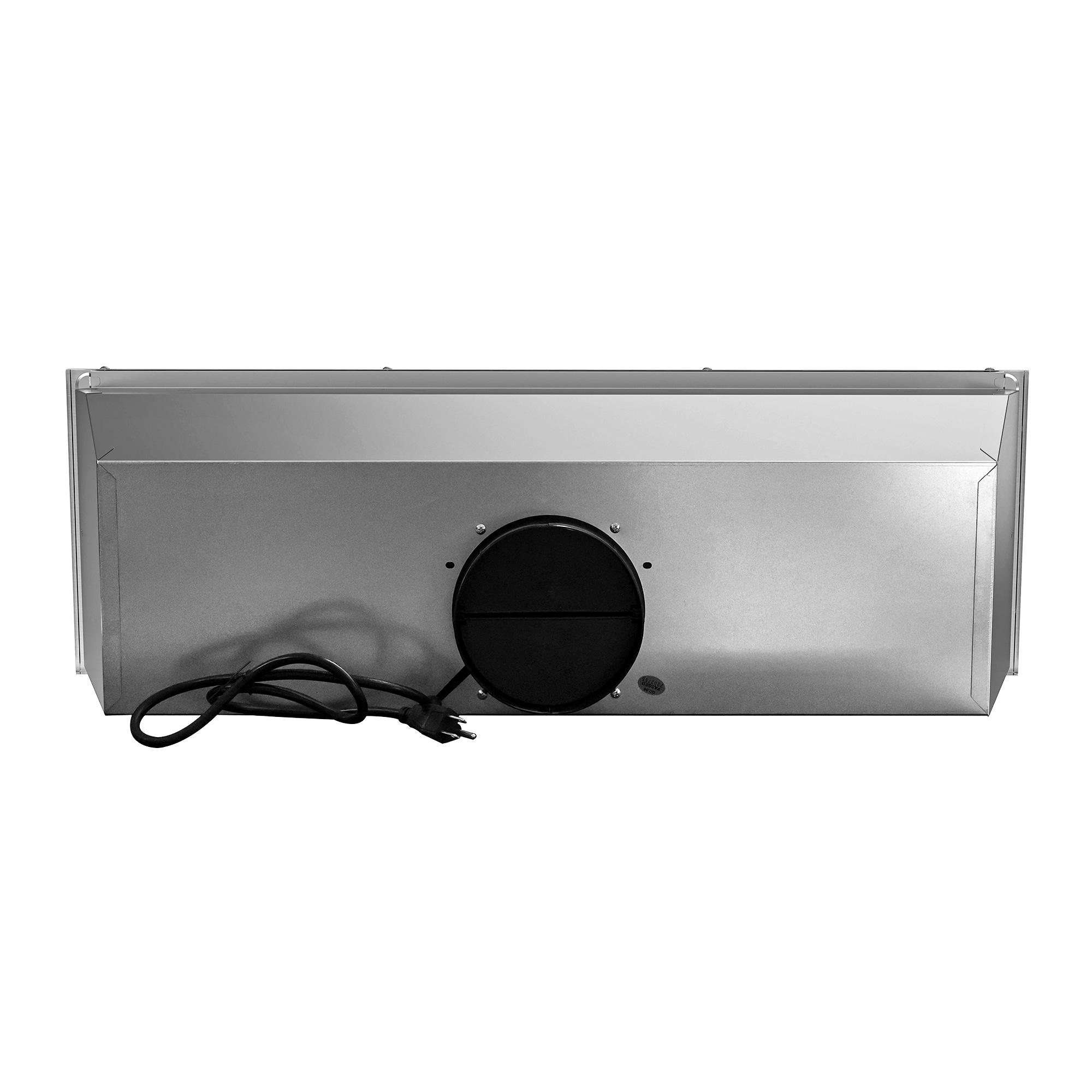 Cosmo 36 in. Insert Range Hood w/ Push Button Controls, 3-speed Fan, LED Lights and Permanent Filter