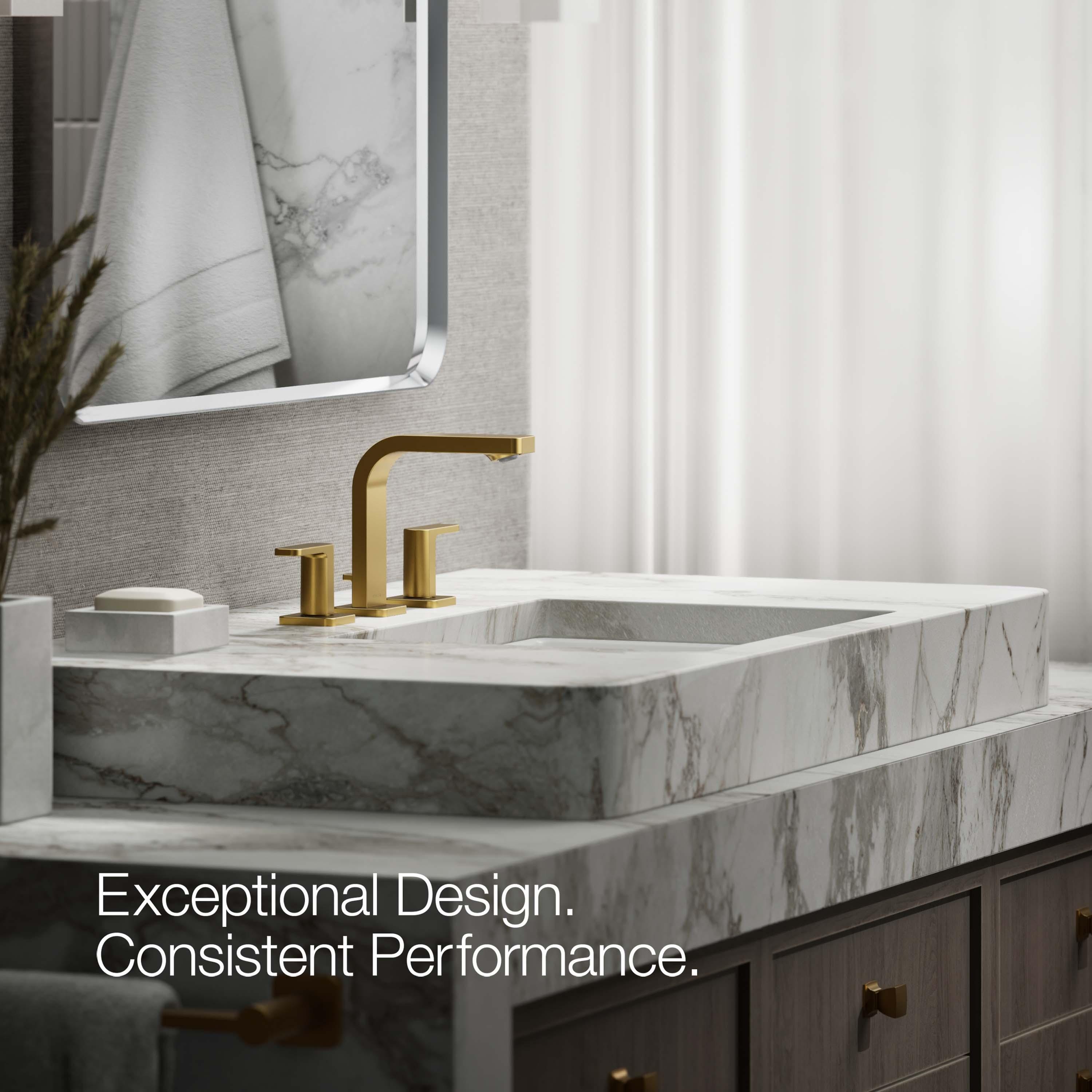 Kohler ® Parallel Brass Bathroom Sink Faucet and Handles