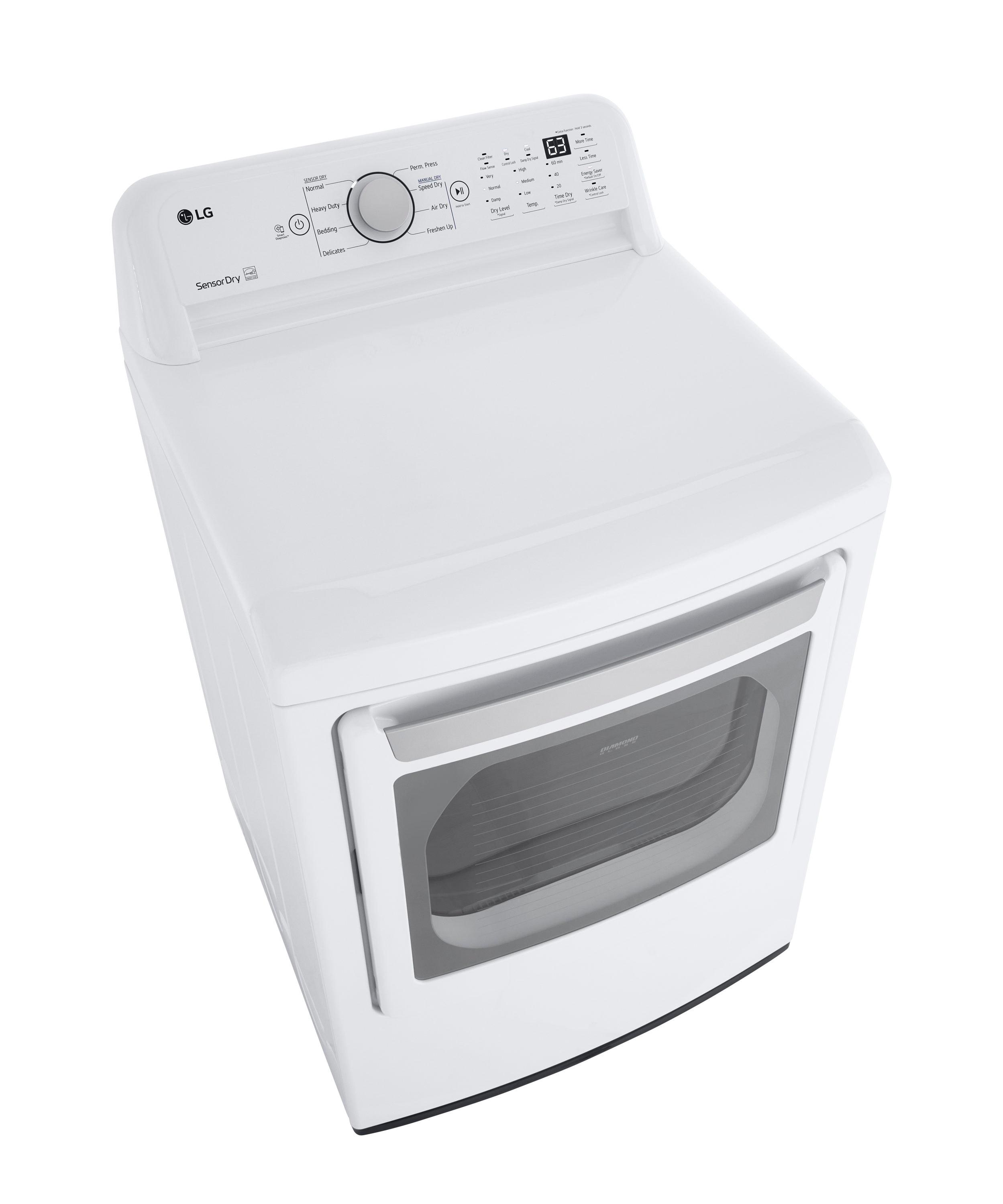 7.3 Cu. Ft. Ultra Large Capacity Electric Dryer With Sensor Dry Technology