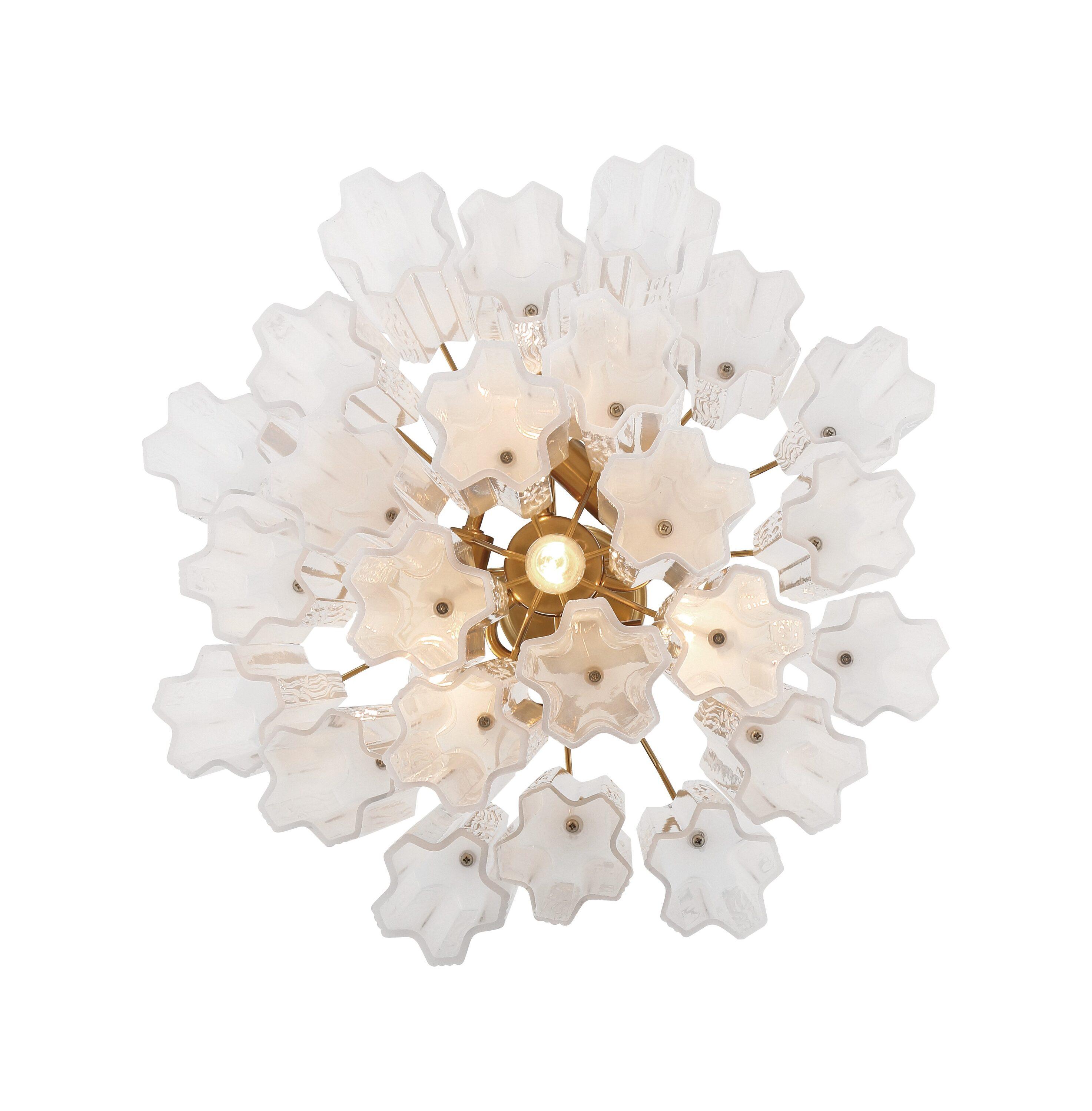 Crystorama Lighting Addis 4 - Light Chandelier in  Aged Brass