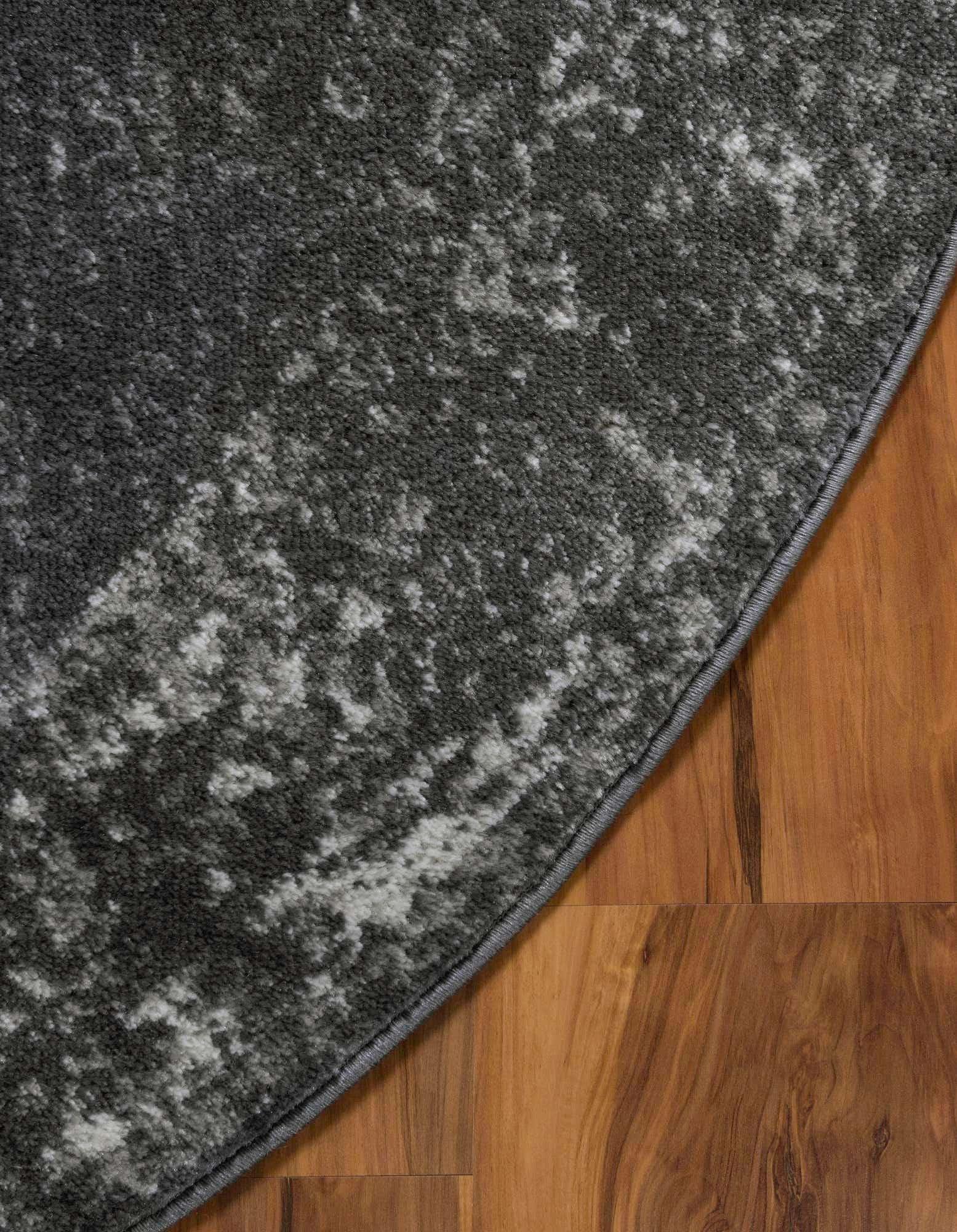 Unique Loom 3' 3 x 5' 3 Sofia Casino Dark Gray Area Rug