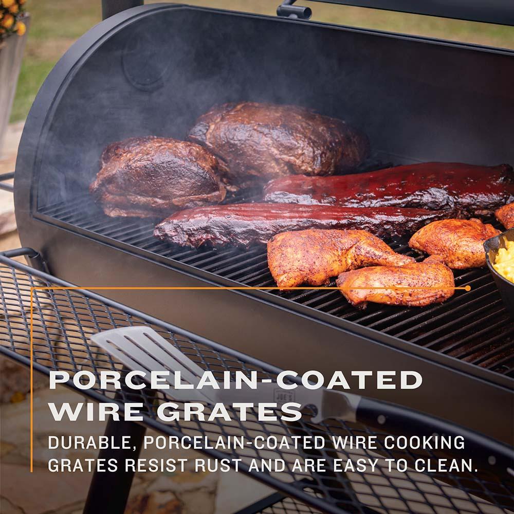 Oklahoma Joe's Oklahoma Joe's 1060 sq. in. Longhorn Reverse Flow Offset Smoker, Black