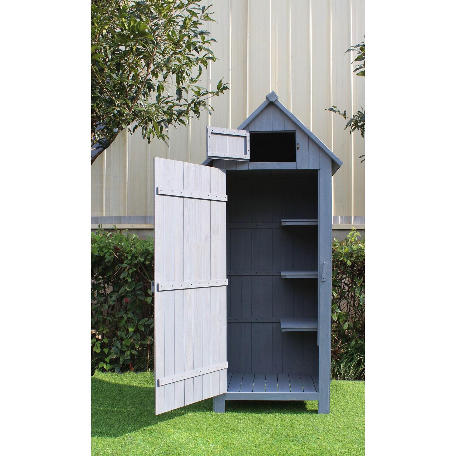 Hanover 2 ft. 5 in. W x 2 ft D Solid Wood Storage Shed
