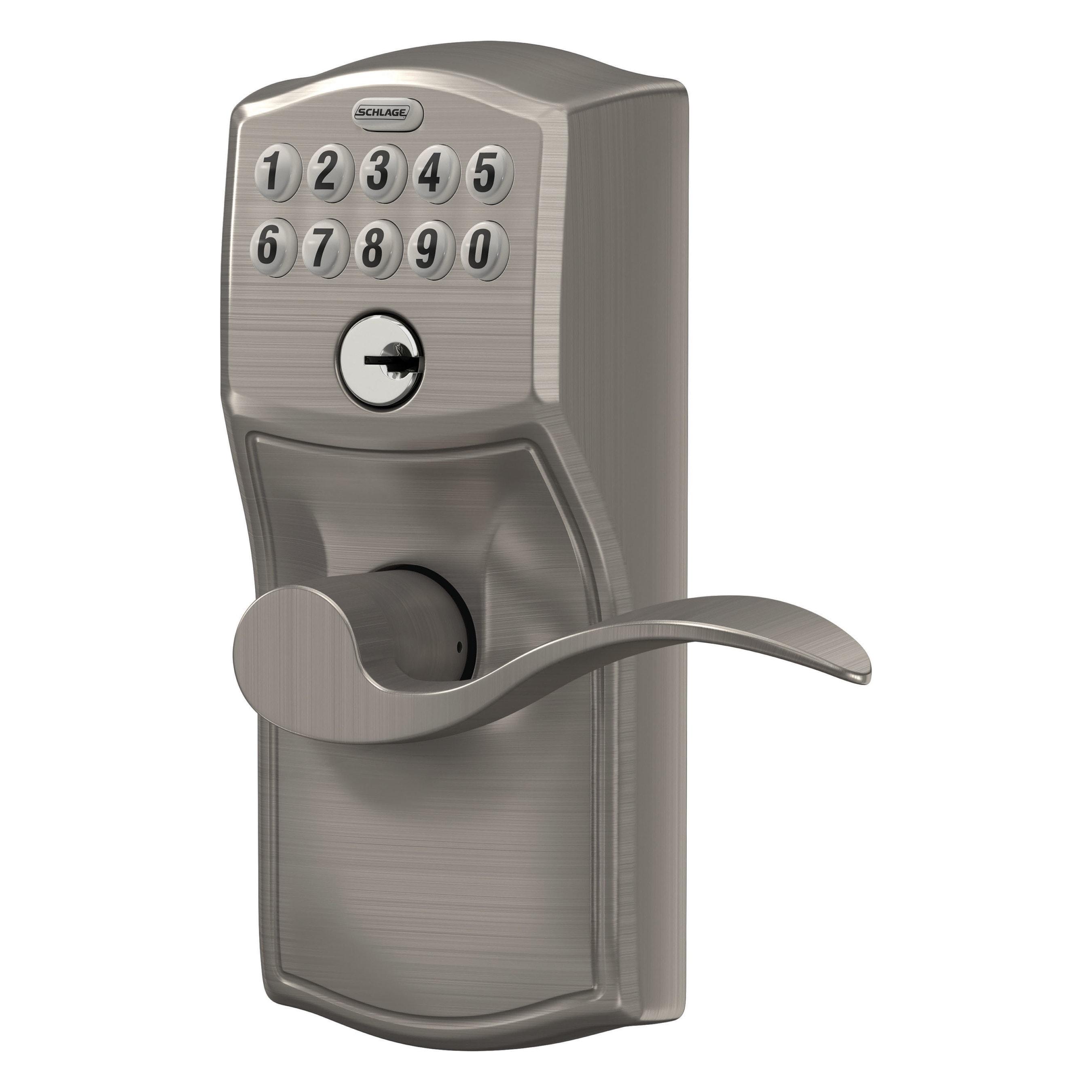 Schlage Fe595-Cam-Acc Camelot Keypad Entry - Nickel