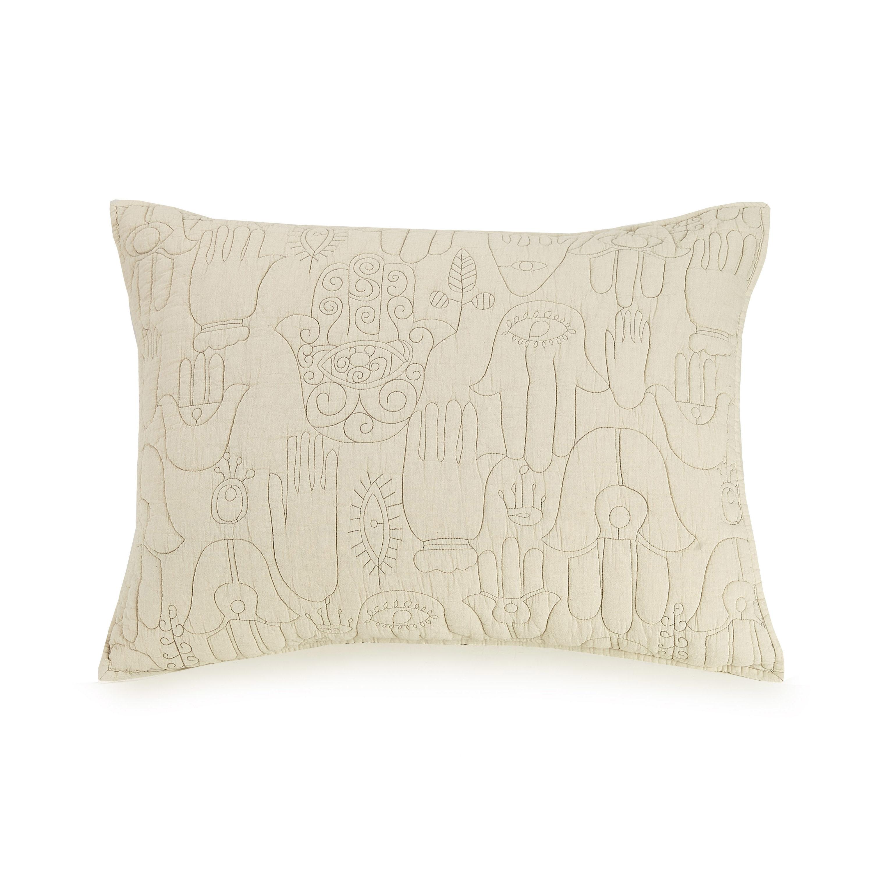 Jungalow Hamsa 3-Piece Embroidered Quilt Set