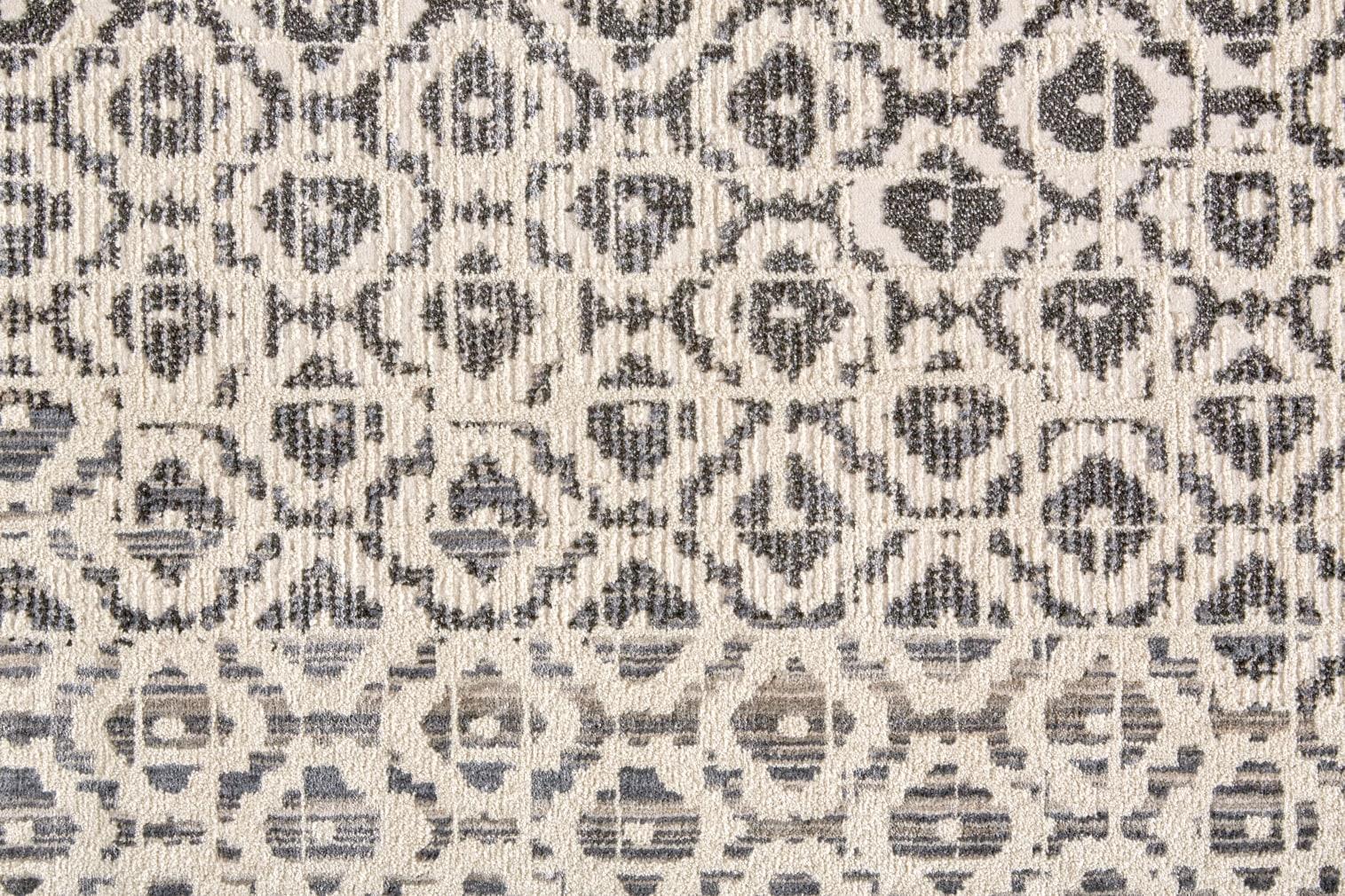 Kano Transitional Distressed Ivory/Taupe/Gray Area Rug
