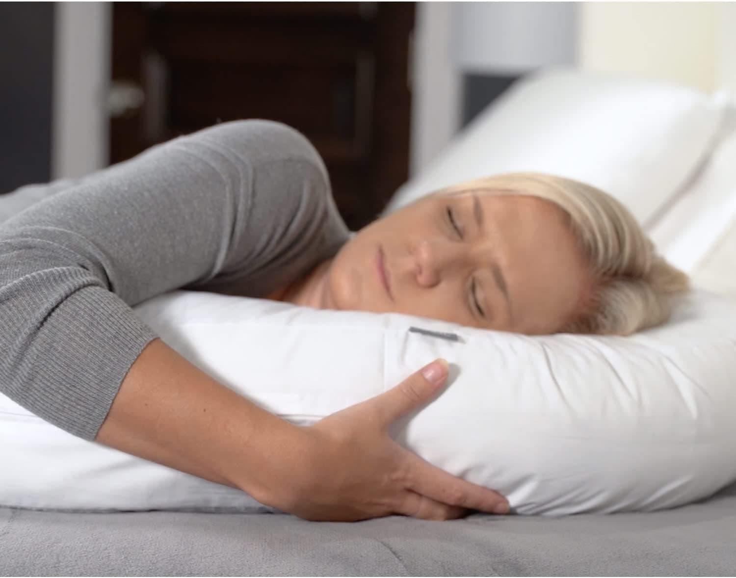 DMI Body Pillow, Side Sleeper Pillow and Pregnancy Pillow with Contoured Support for Neck, Back, Hip, Joint Pain and Sciatica Relief with Removable Washable Cover, Firm, Full Body Pillow