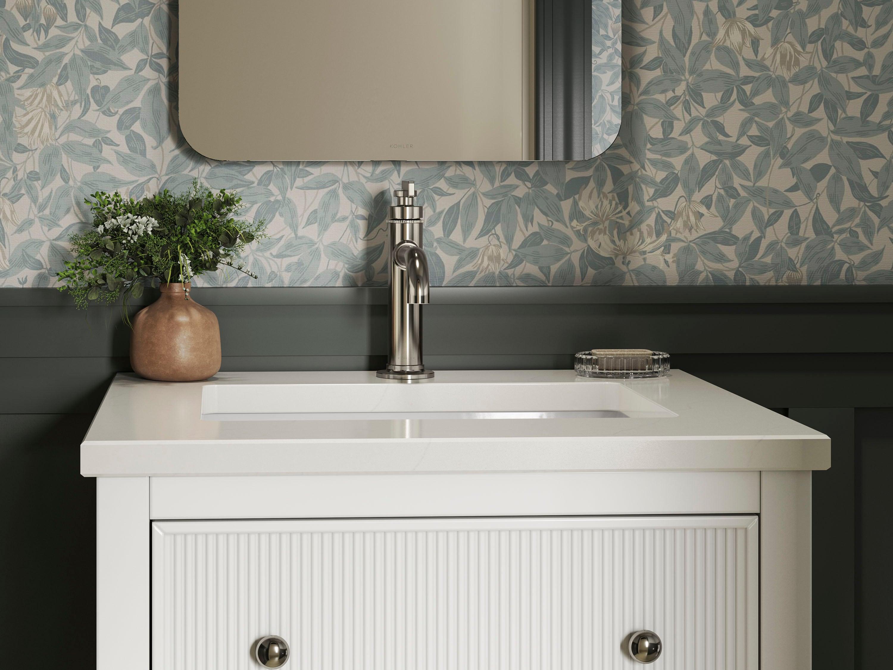 Malin By Studio McGee 24 in. Bathroom Vanity Cabinet With Sink And Quartz Top