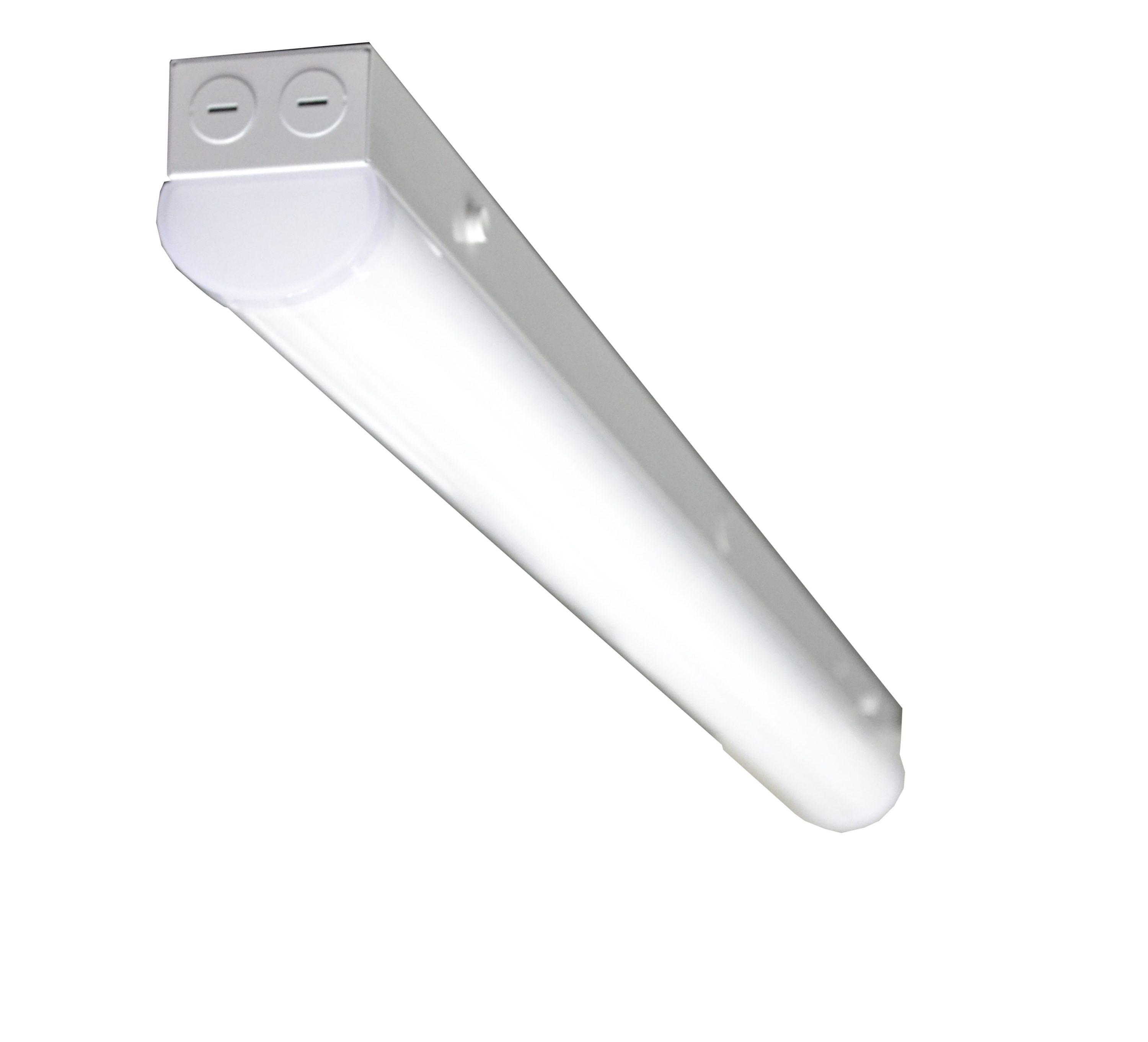 RAB SR4 4 ft. LED Strip Fixture, Field Adjustable Power and Color Temperature, 3500K/4000K/5000K, 20/30/40W, 6174 Lumens, 0-10V Dimmable, 120-277V, Surface Mount