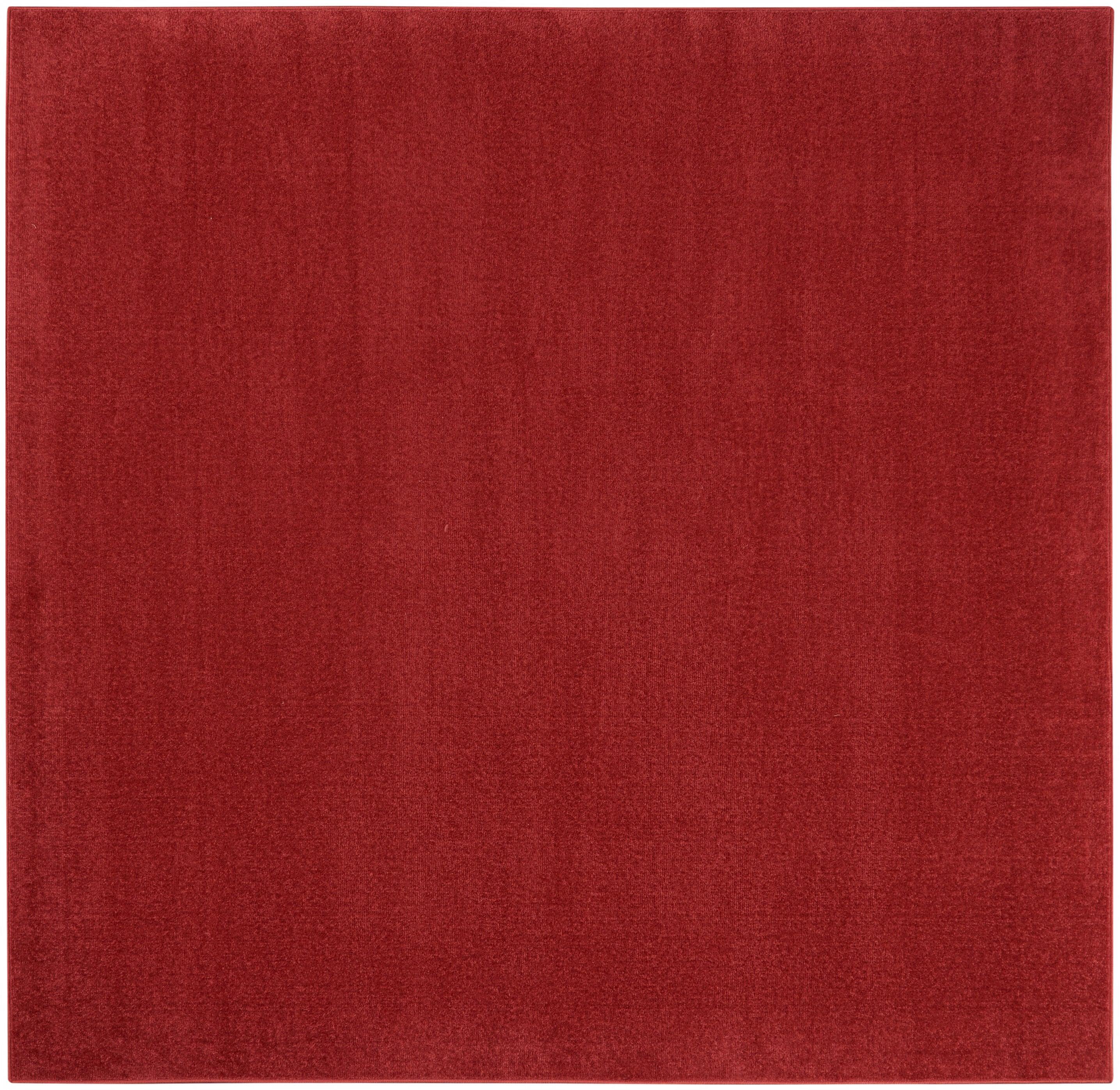 Nourison Essentials 5' x Square Brick Red Indoor/Outdoor Rug