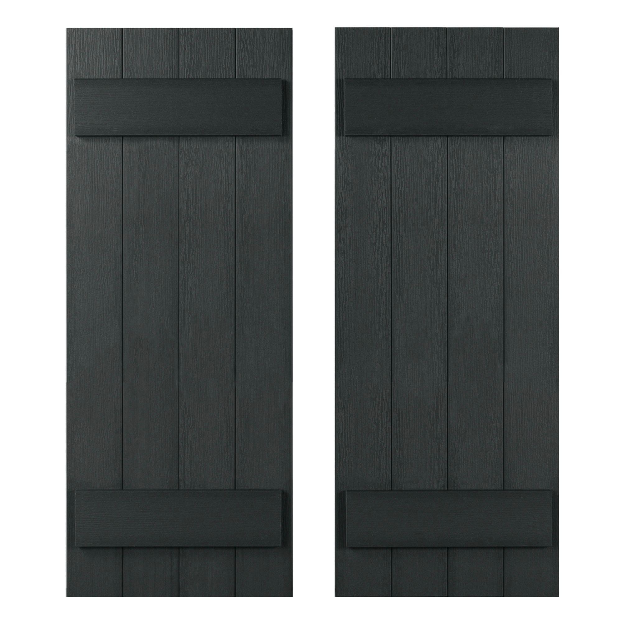 Highwood USA 13.25'' Board & Batten Shutters (Set of 2)