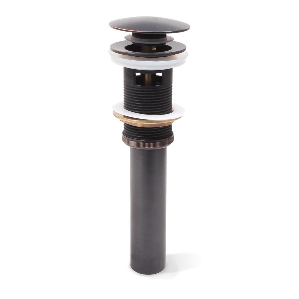 Oil Rubbed Bronze Pop-Up Drain with Overflow