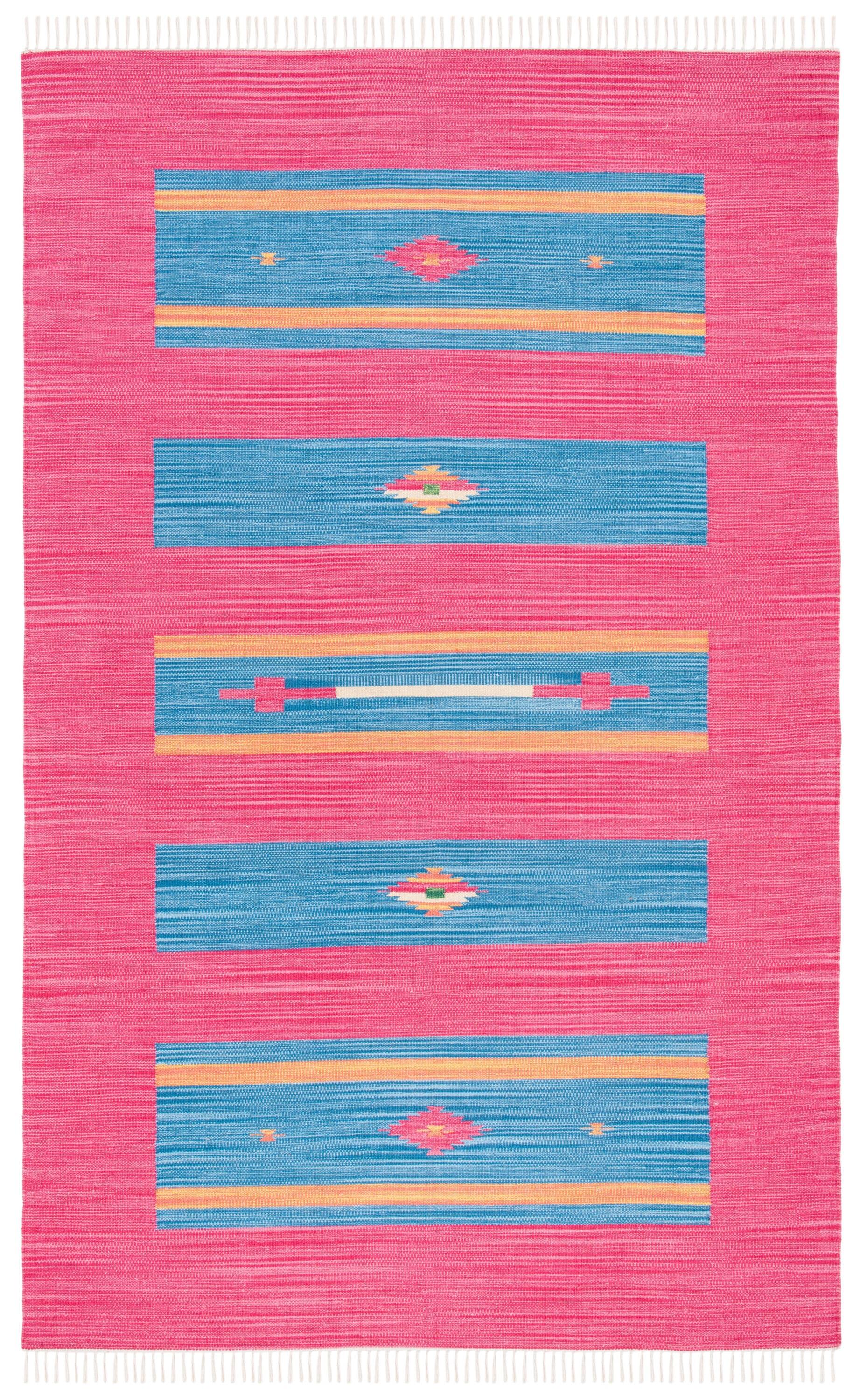 Montauk MTK551 Hand Woven Area Rug - Red/Blue - 3'x5' - Safavieh.