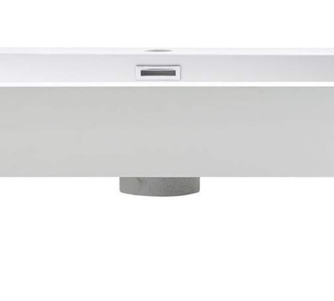 Fresca Nano 18.75'' White Plastic Rectangular Bathroom Sink with Overflow