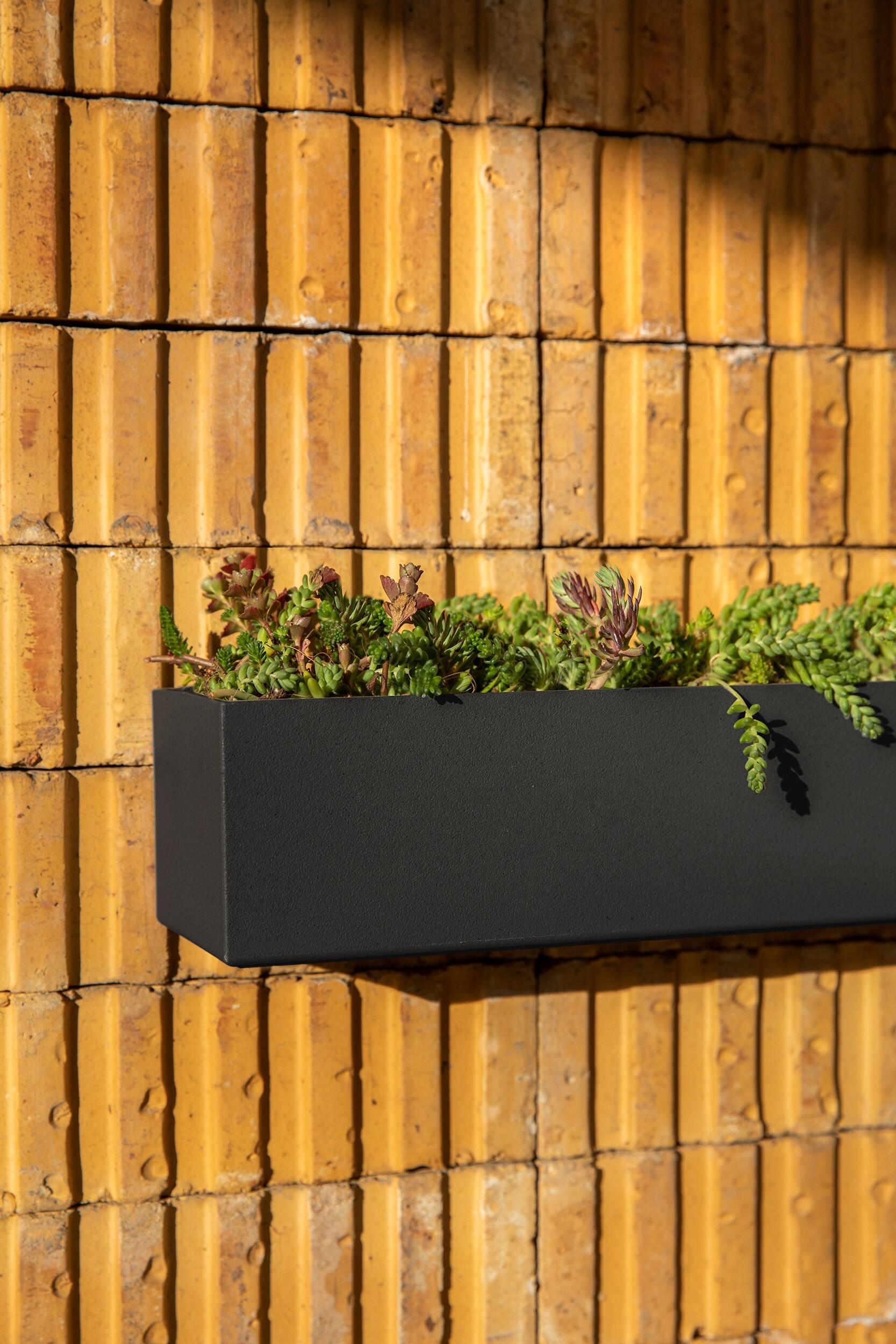 Geo Series Plastic Trough Hanging Planter