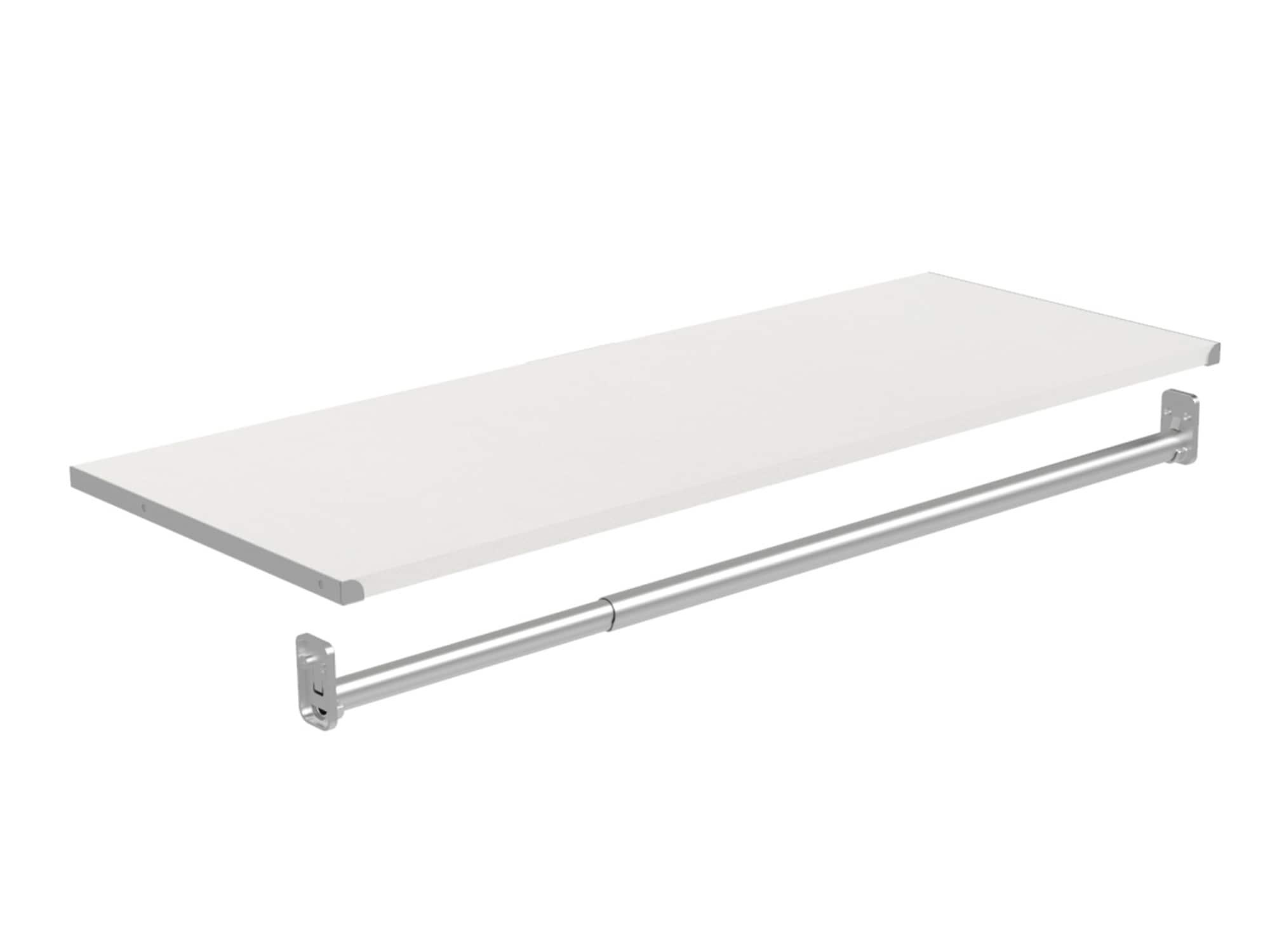 Modular Storage 36.02" W Shelf & Closet Rod