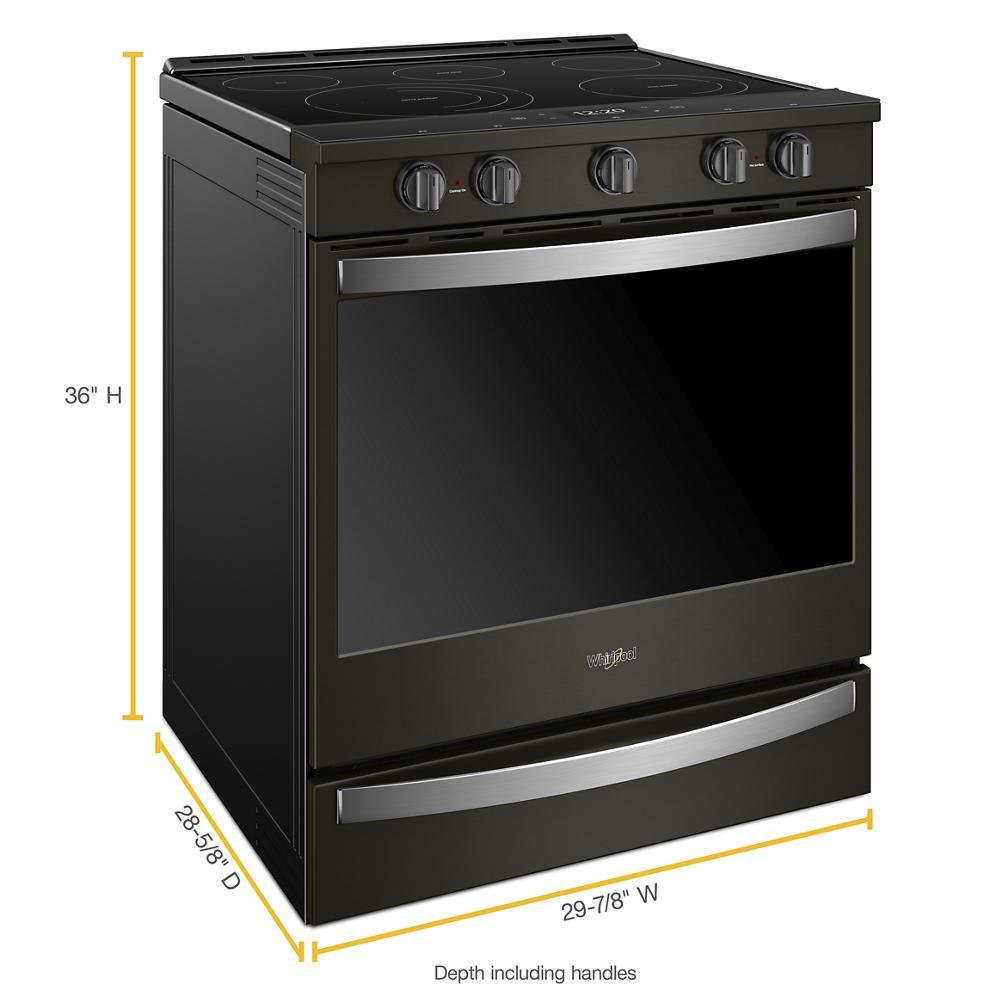 WHIRLPOOL WEE750H0HV slide in electric range