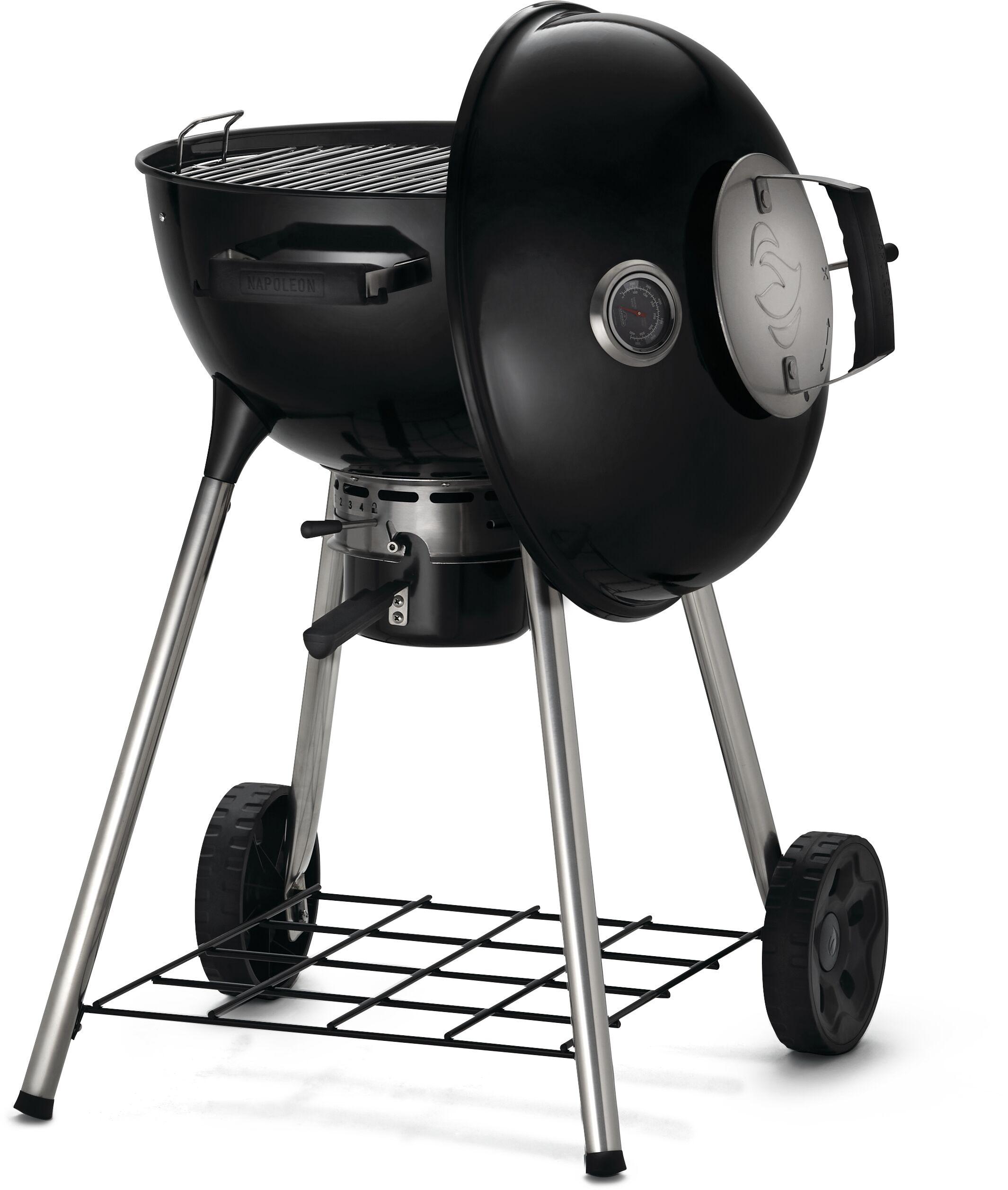 Napoleon NK18-inch Charcoal Kettle Grill, Black