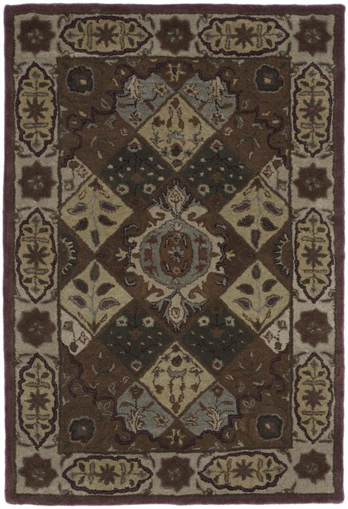 SAFAVIEH Heritage Bradach Traditional Wool Area Rug, Rust/Ivory, 4' x 6'