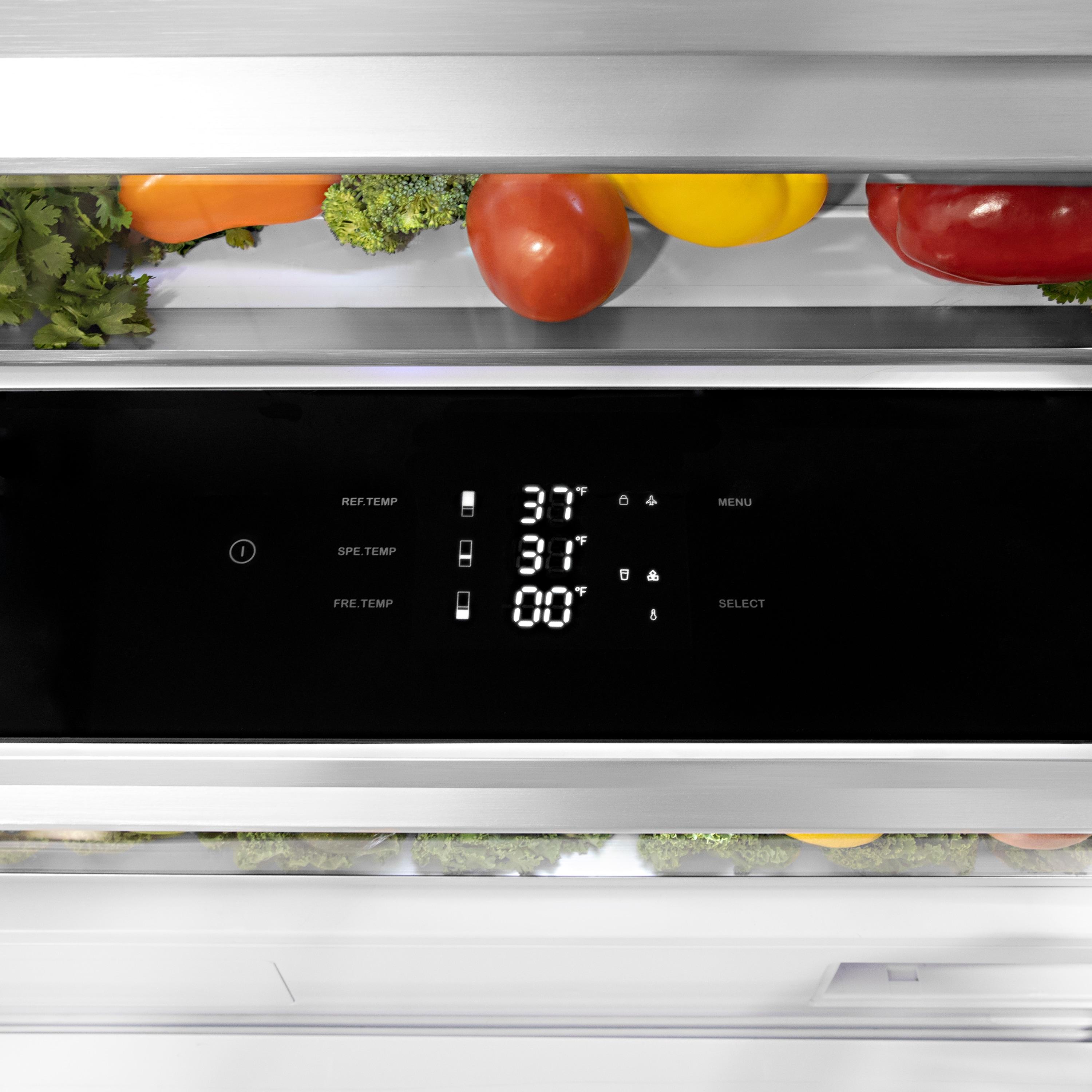 ZLINE KITCHEN AND BATH RBIV30430 bottom freezer built in refrigerator