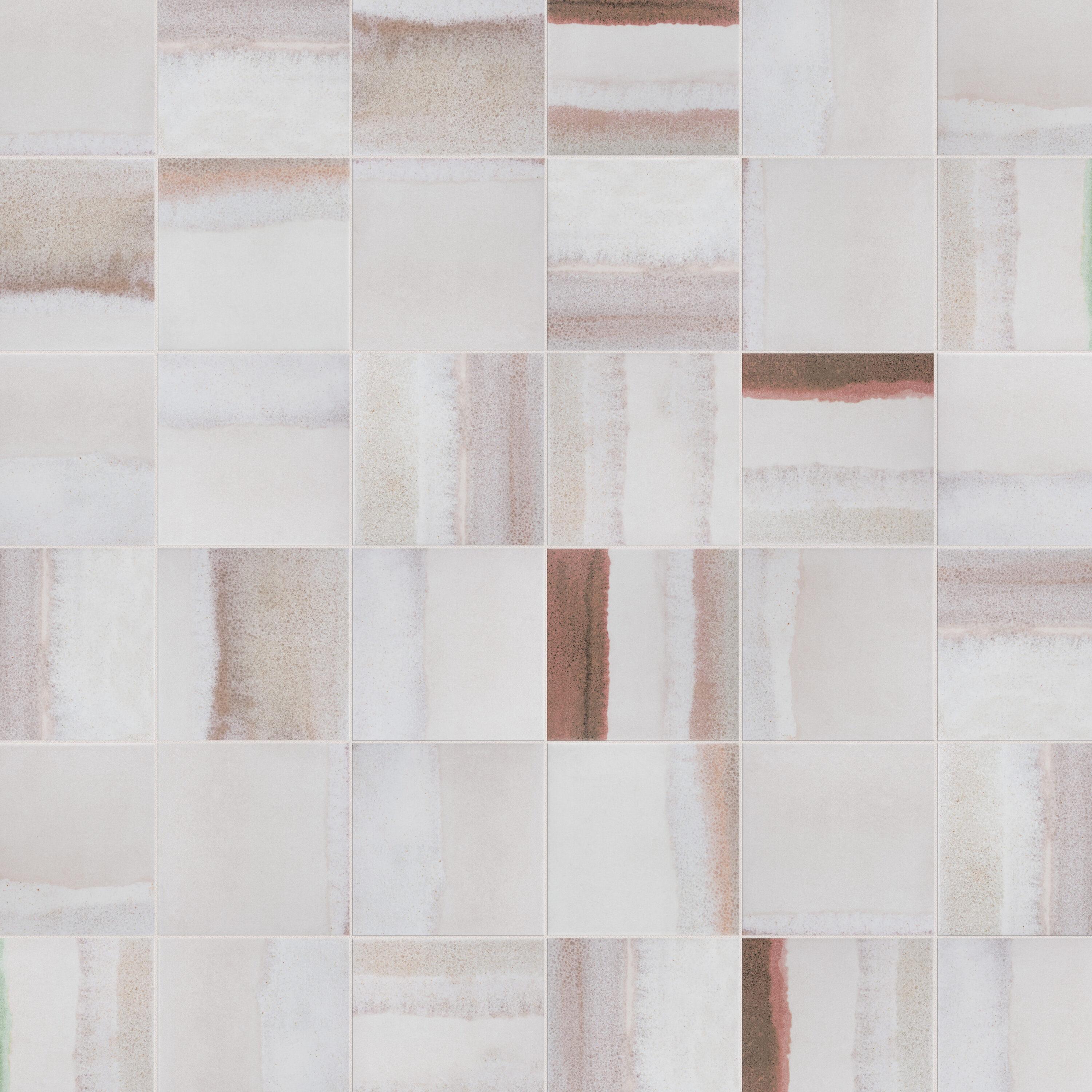 Matter Canvas 6" x 6" Porcelain Stone Look Floor and Wall Tile
