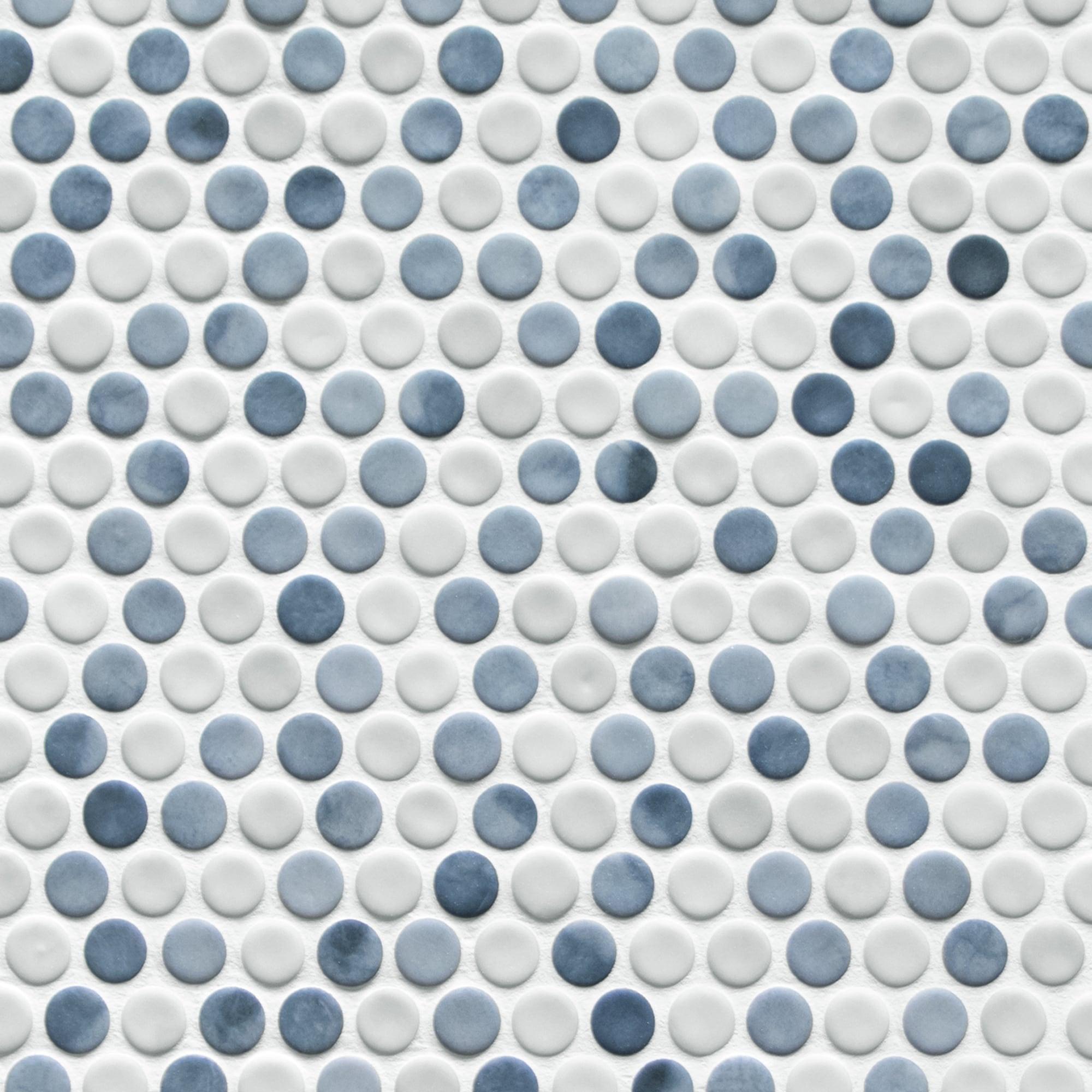 Sunwings 12" x 12" Pebble Recycled Glass Mosaic Floor & Wall Tile