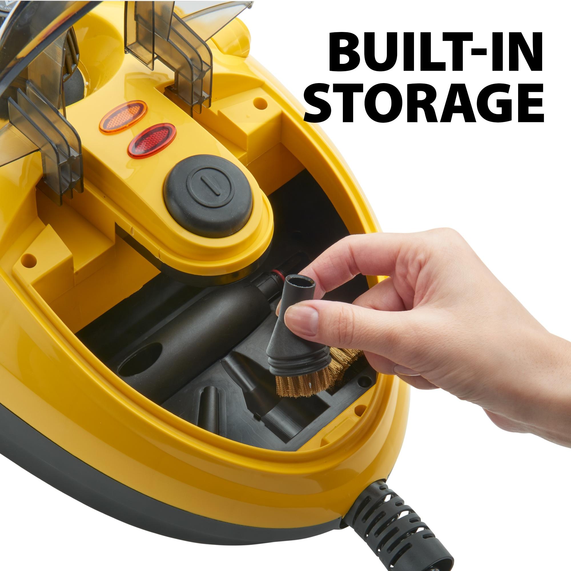 Wagner 925e Elite Steam Cleaner with 20 Accessories: Electric Floor Steamer, Multipurpose, Lightweight, Yellow