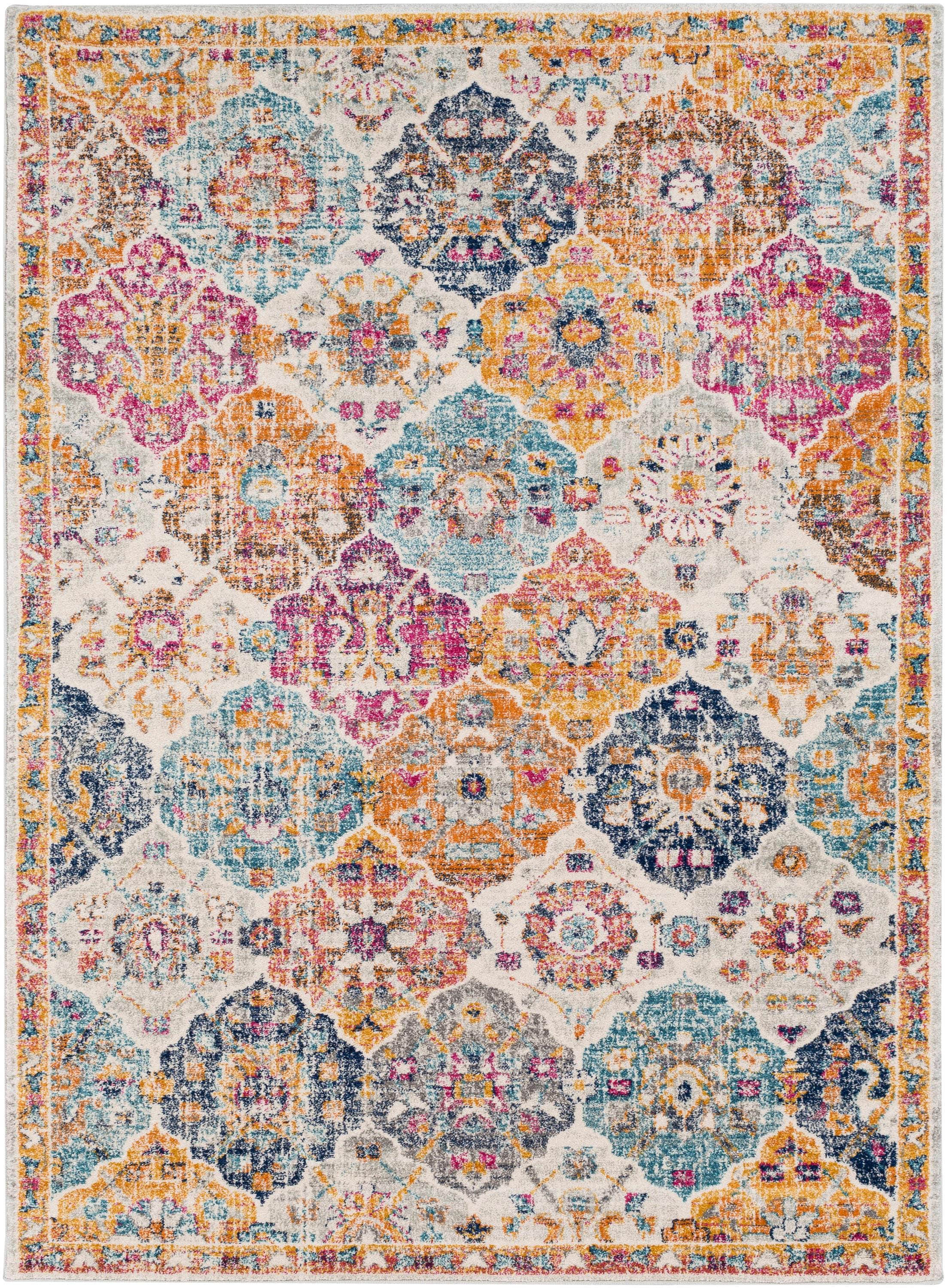 Livabliss 3'x5' Artistic Weavers Emily Traditional Rug: Multicolor, Medium Pile, Fade & Stain-Resistant, Indoor Use