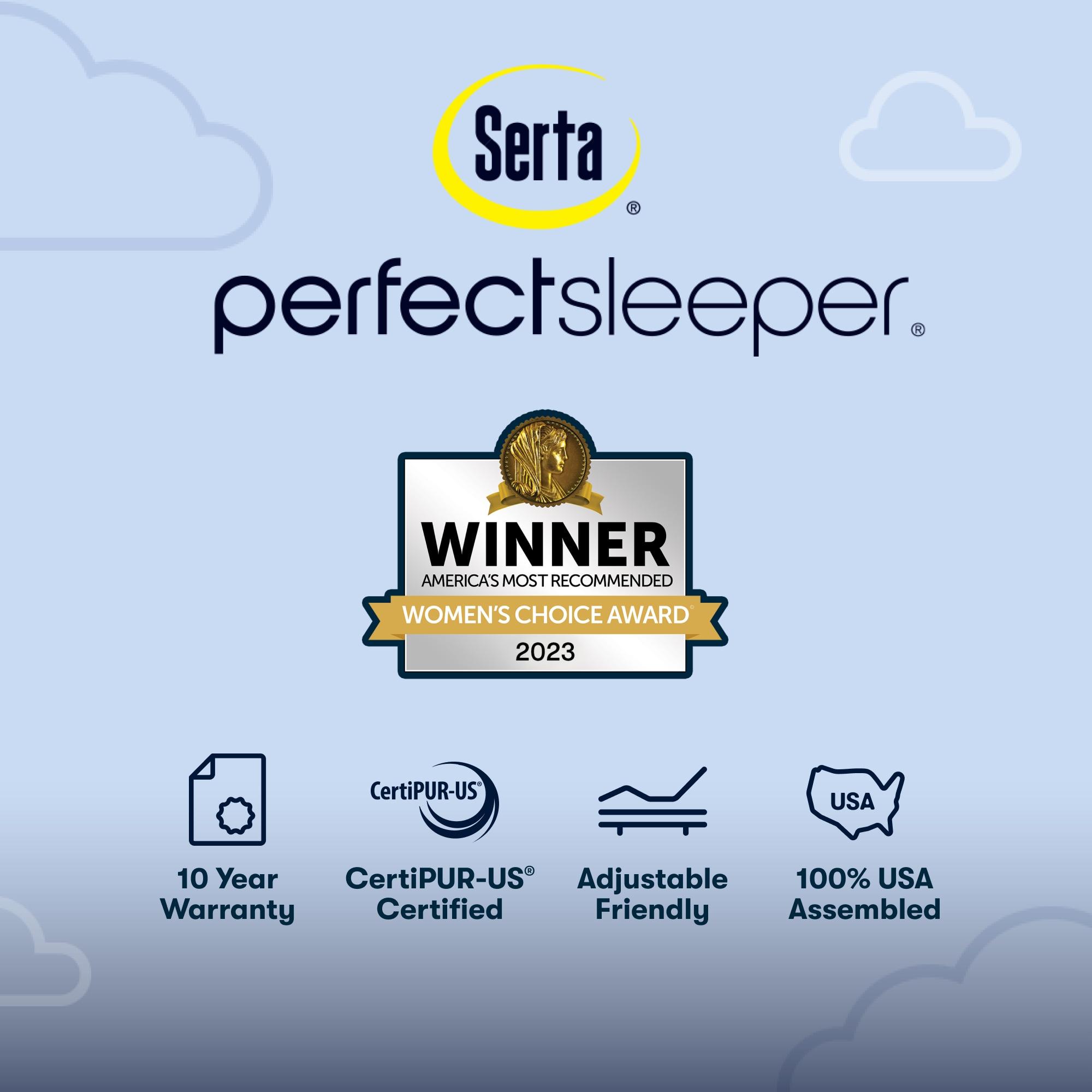 Serta 11" Twin XL Perfect Sleeper Midsummer Nights Plush Euro Top Innerspring Mattress