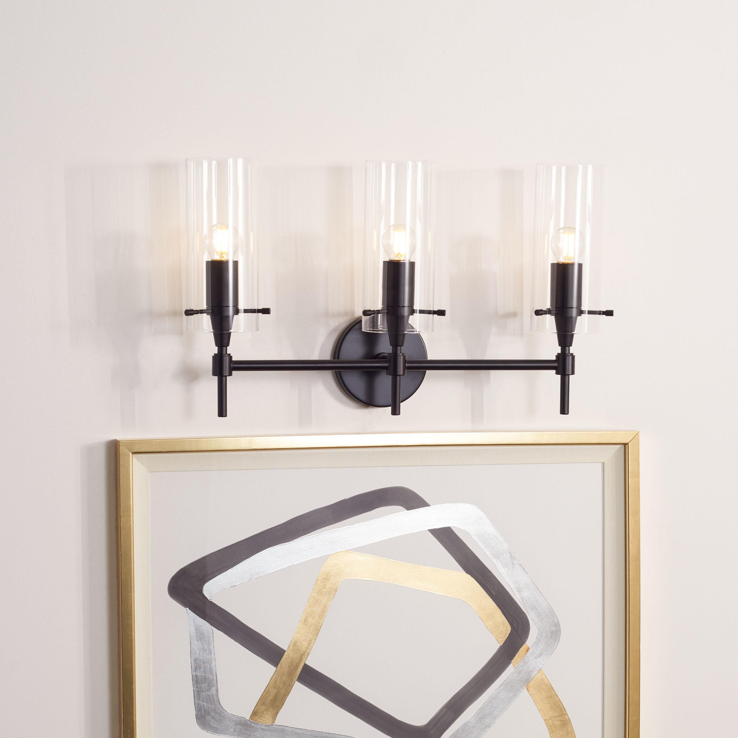Norala Vanity Sconce - SCN5001 - Black - Safavieh