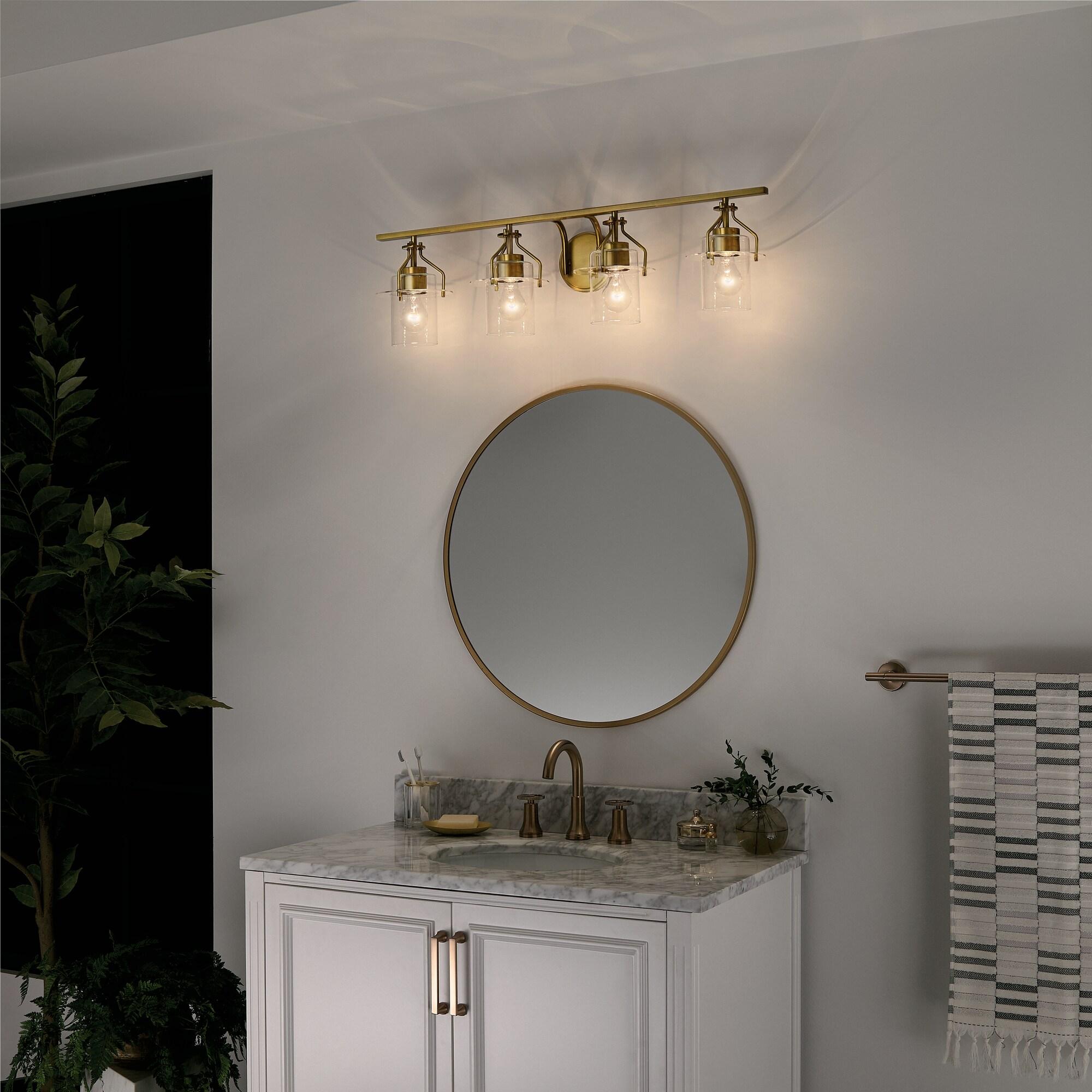 Kichler Lighting Everett 4 - Light Vanity in  Brushed Brass