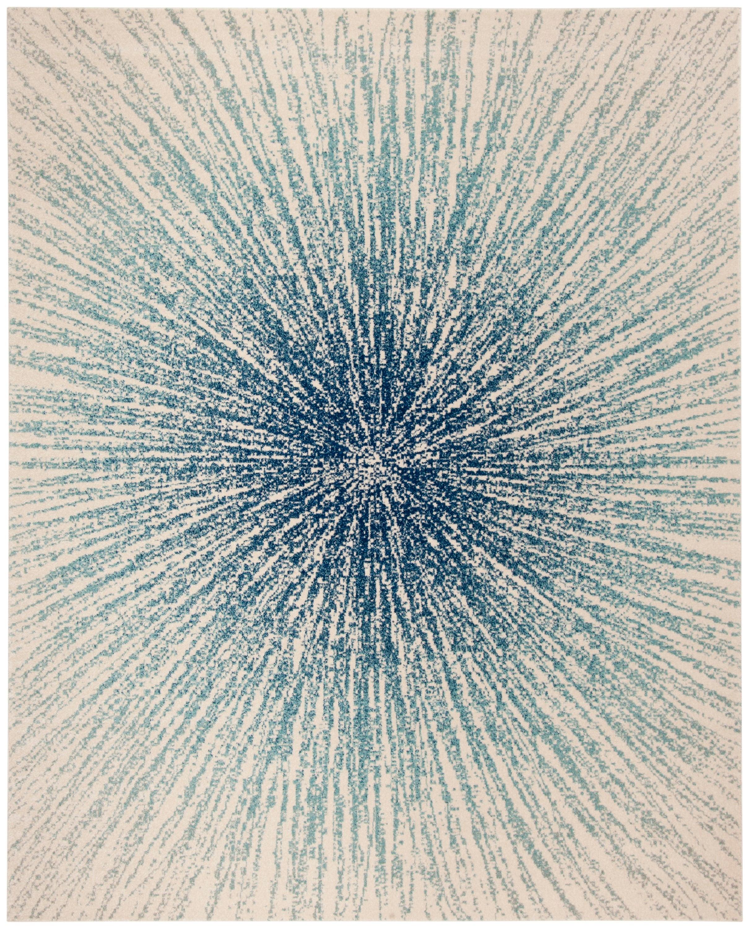 Evoke EVK228 Power Loomed Indoor Area Rug - Royal/Ivory - 11'x15' - Safavieh