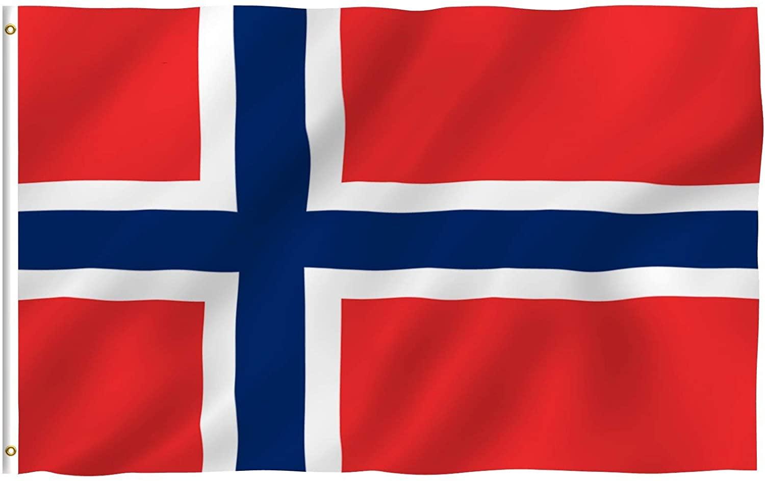 Norway 2-Sided Polyester 36 x 60 in. House Flag