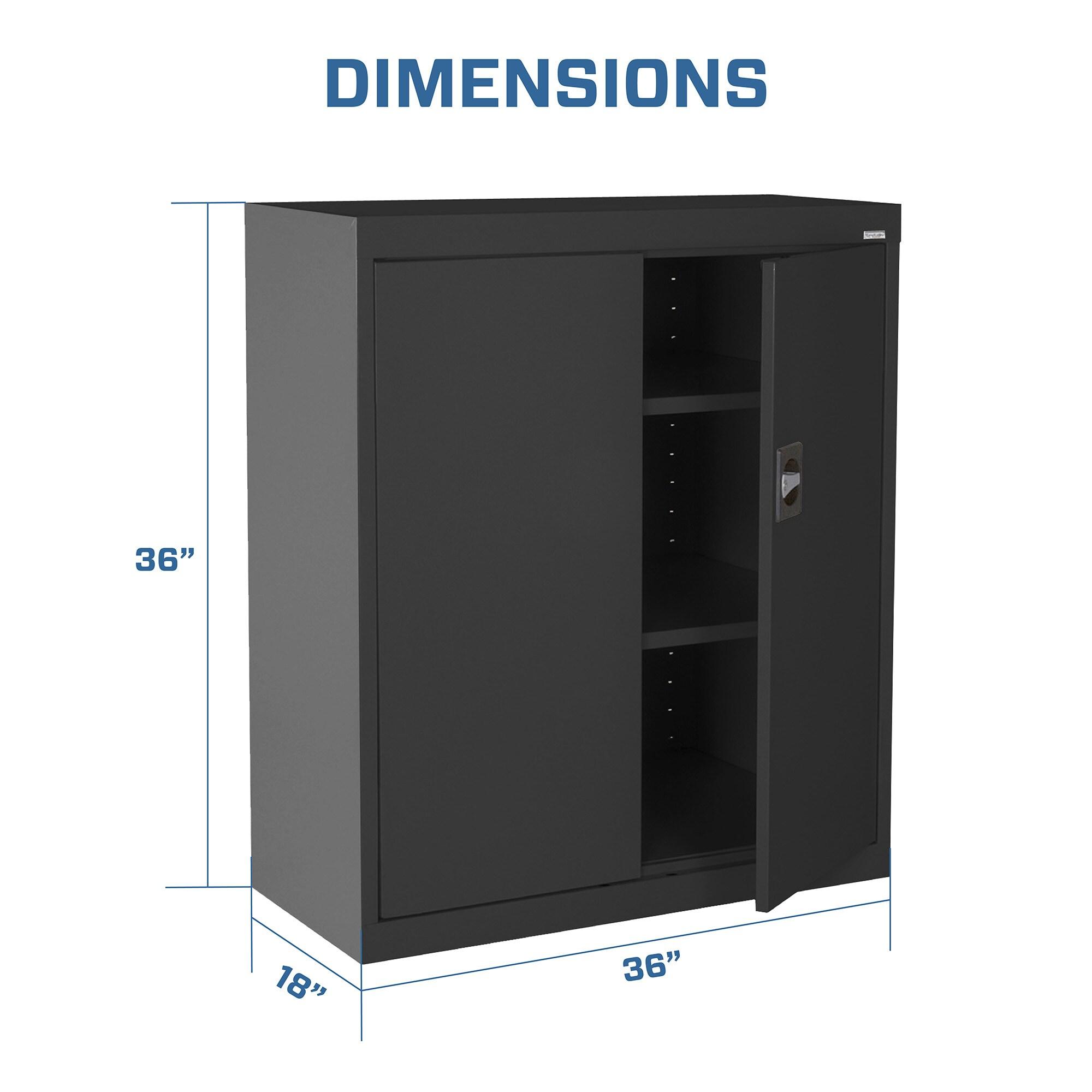 Steel Single Storage Cabinet ( 36'' H x 36'' W x 18'' D)