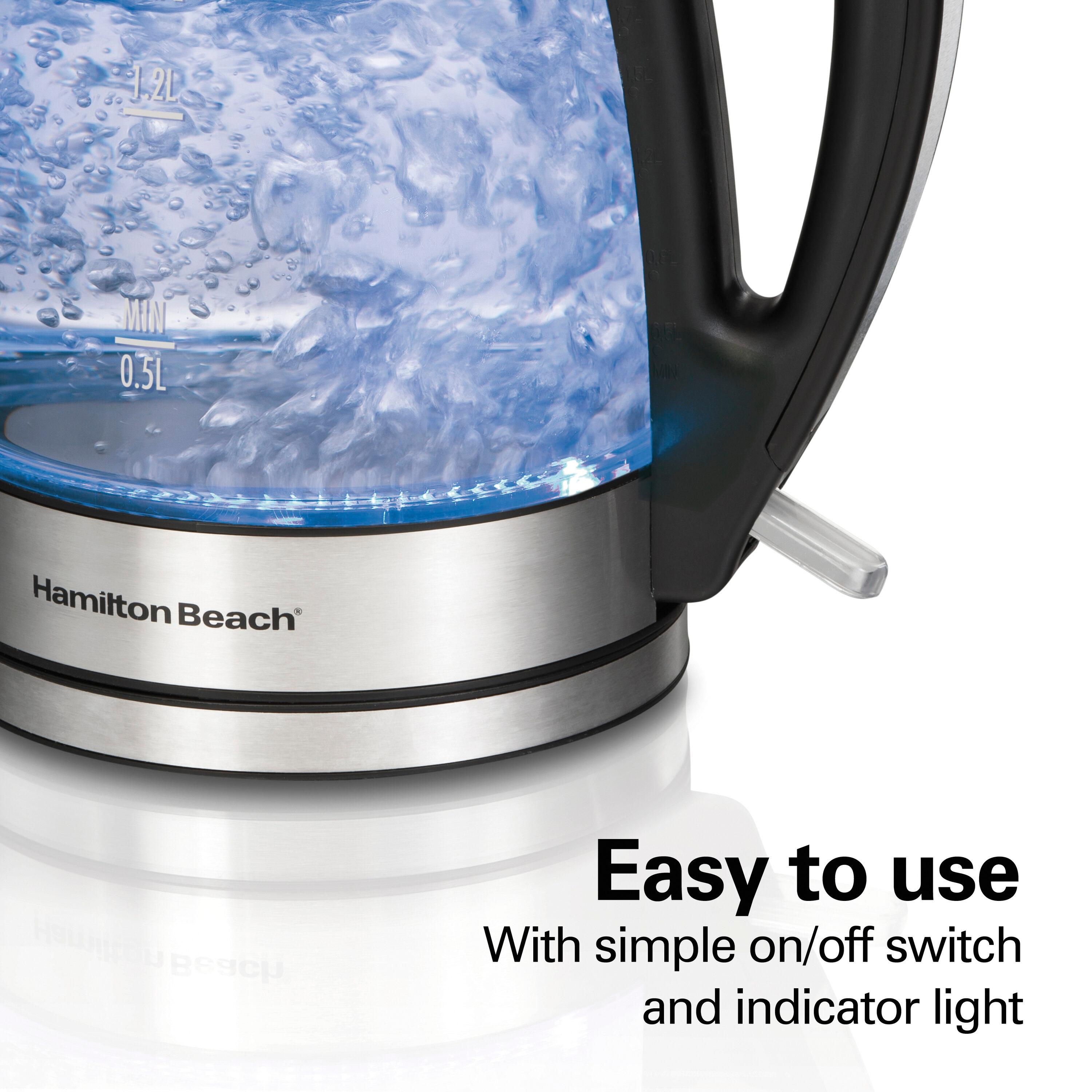 Hamilton Beach Hamilton Beach® Glass Kettle 1.7 Liter Capacity