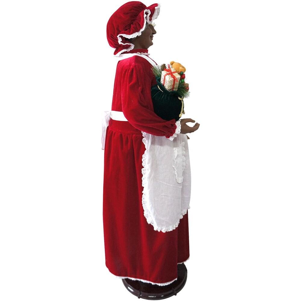 Fraser Hill Farm 58-in. Dancing African American Mrs. Claus Animatronic