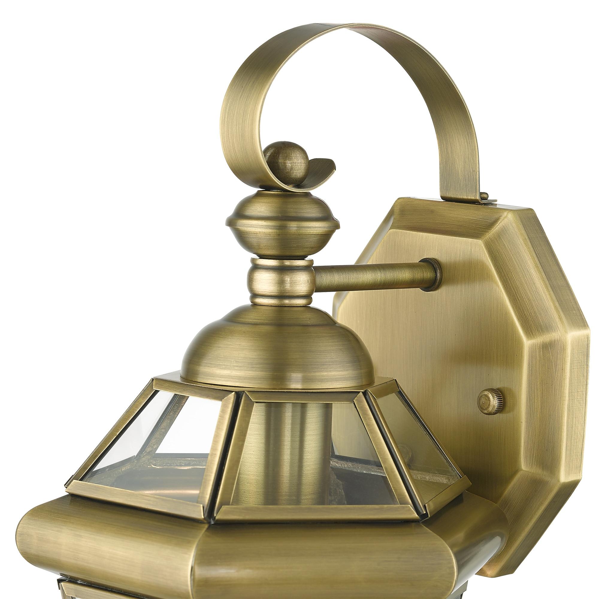 Livex Lighting Georgetown 1 - Light Wall Light in  Antique Brass