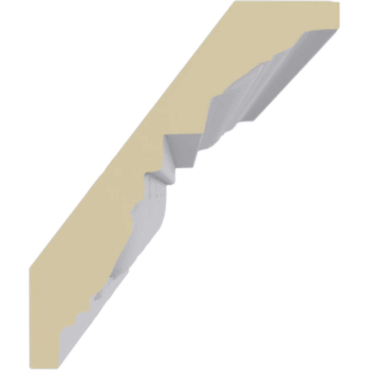 Ekena Millwork Traditional Egg & Dart with Beads Crown Moulding