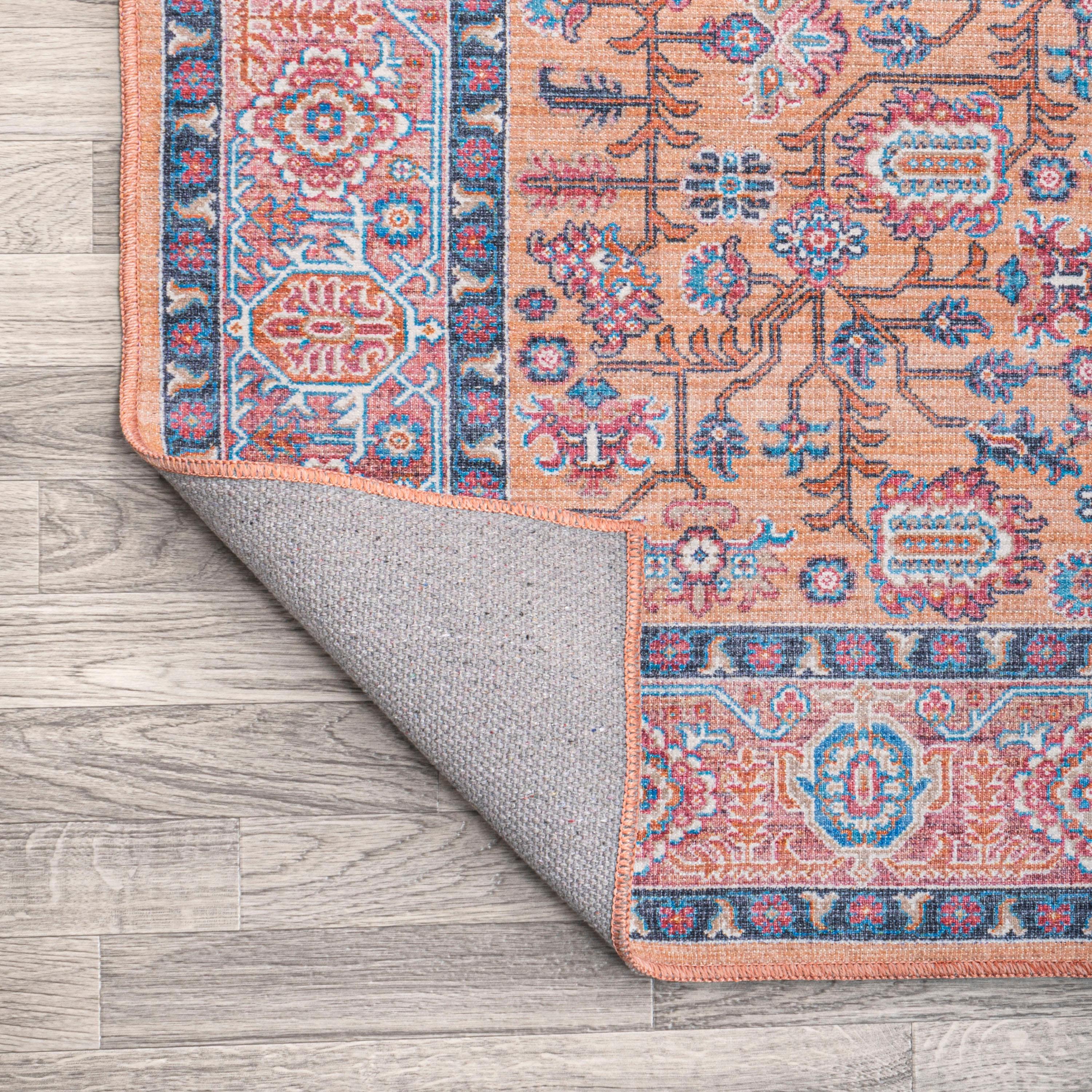 3' x 5' Kemer All-Over Persian Machine Washable Indoor/Outdoor Area Rug, Multi - JONATHAN Y