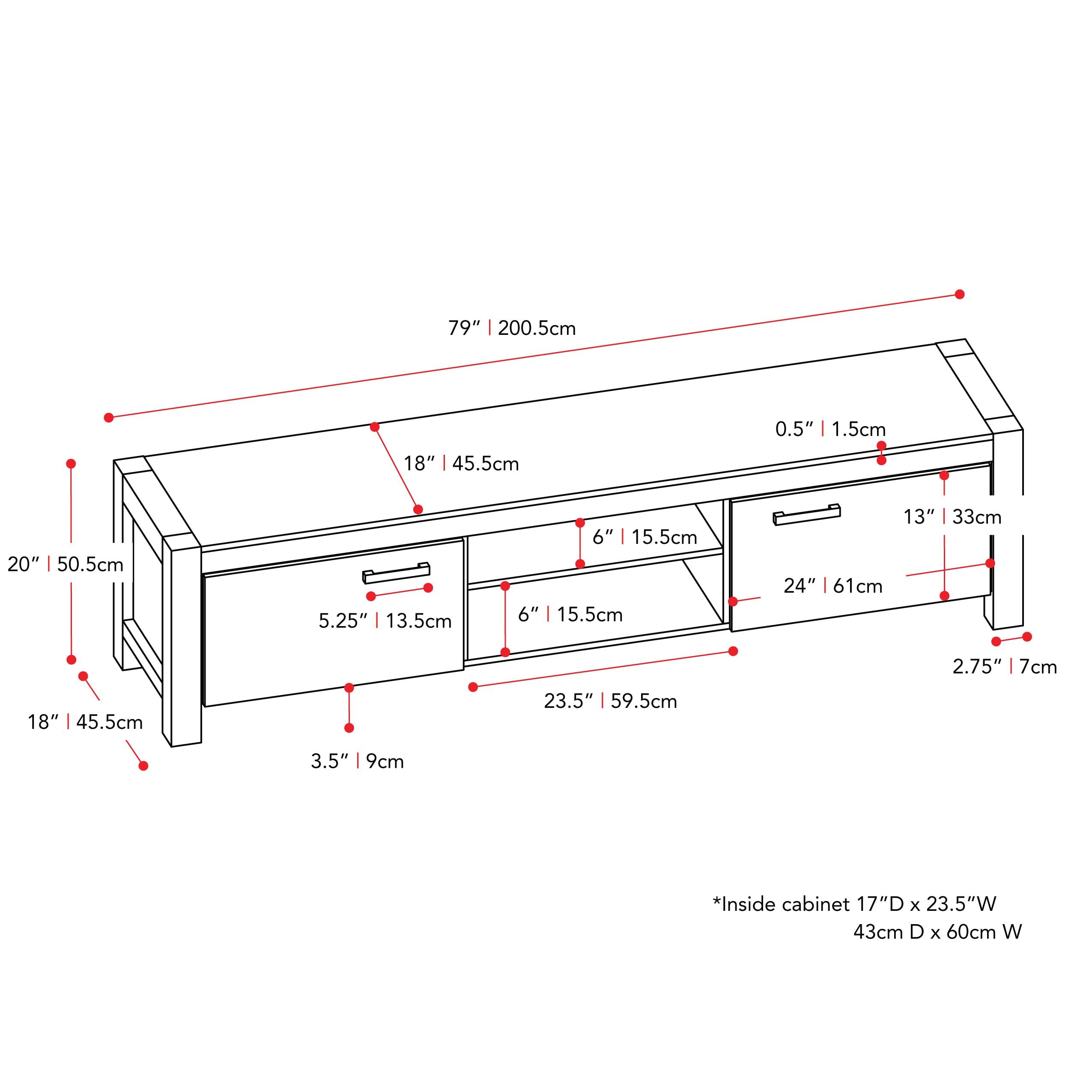 Earlina TV Stand for TVs up to 95"