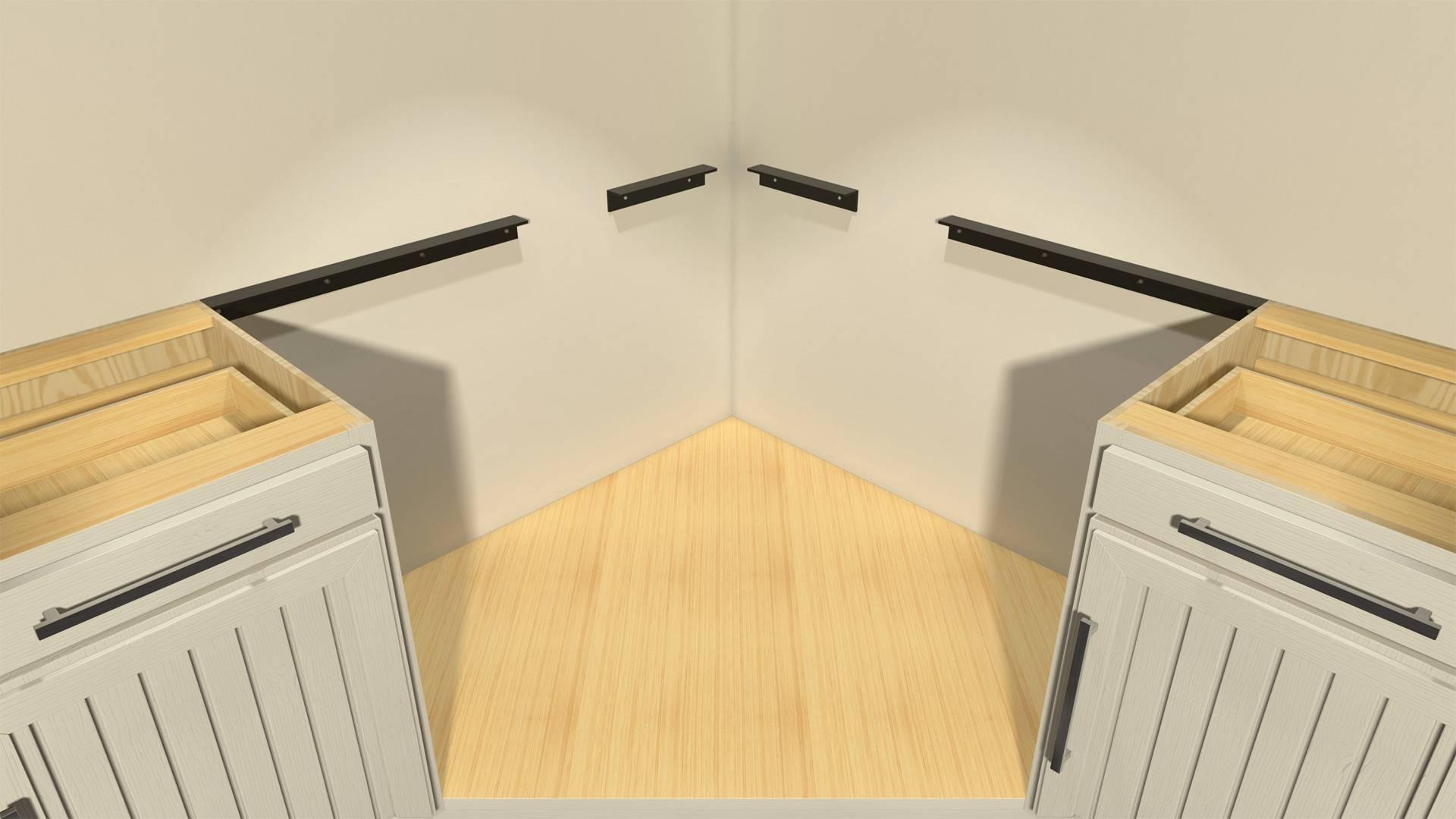 The Original Granite Bracket The Original™ Wall Cleat Countertop Support Bracket