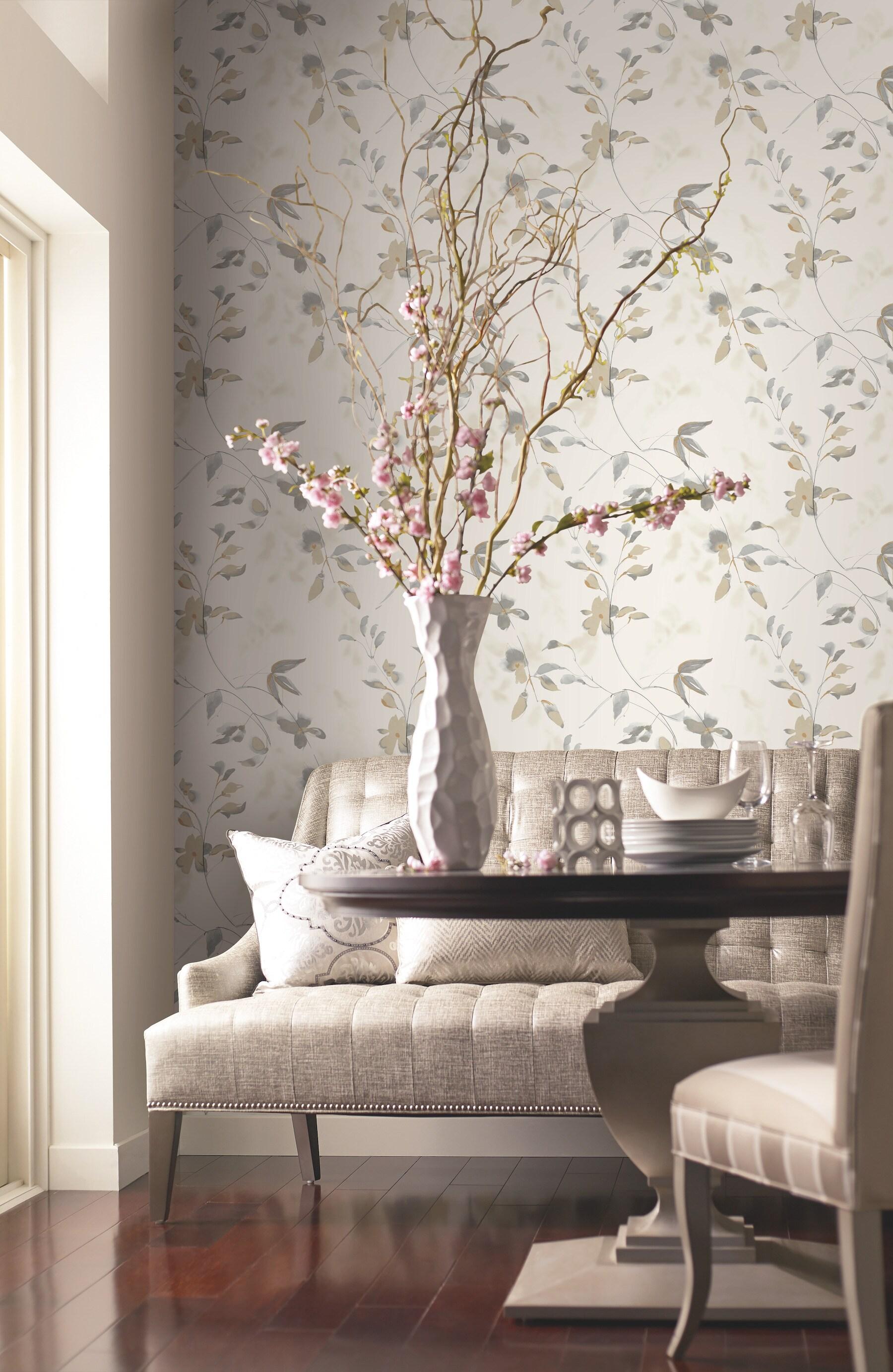 Linden Flower Premium Peel + Stick Wallpaper - Natural