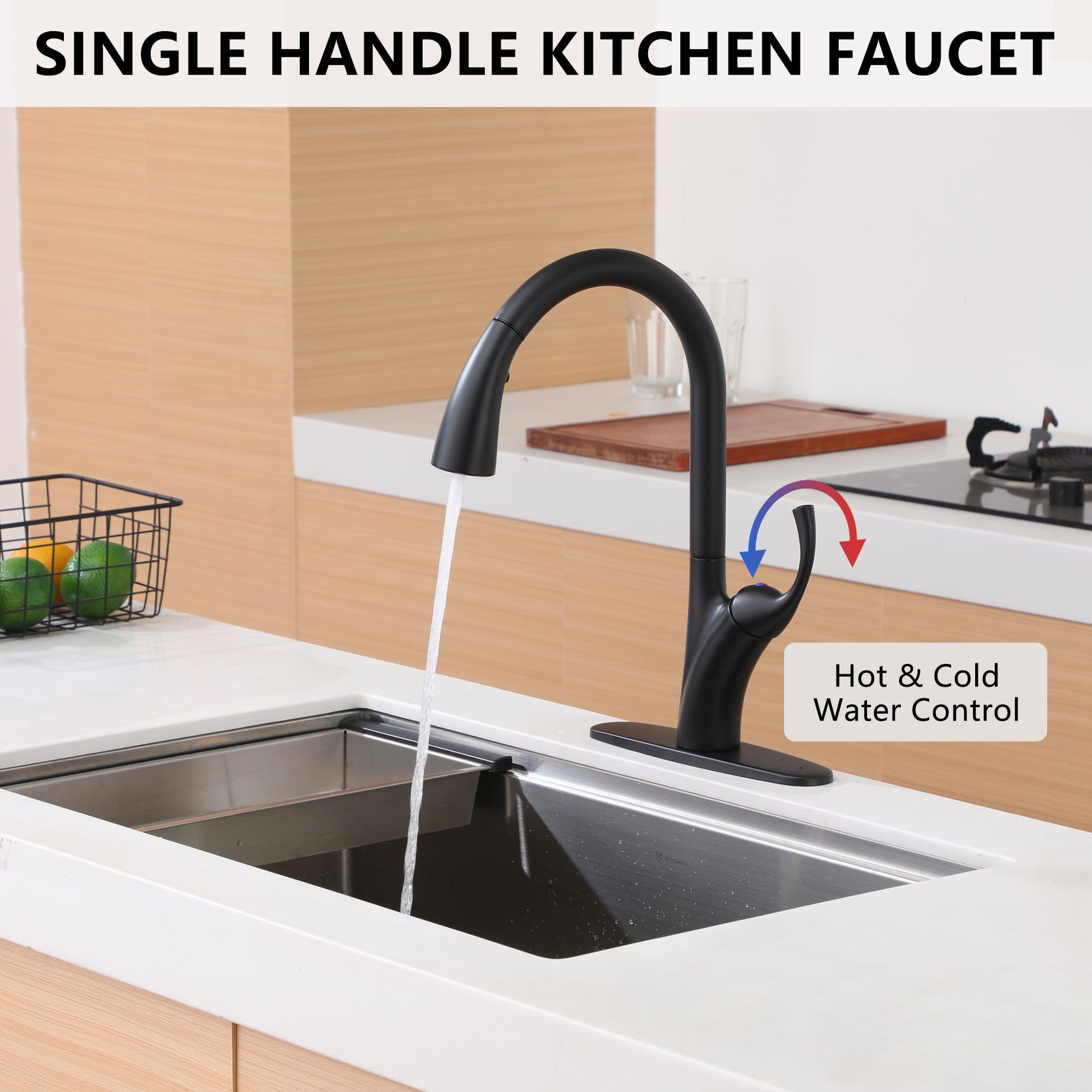 mondawe Mondawe Pull Down Kitchen Faucet MD-D48-BN