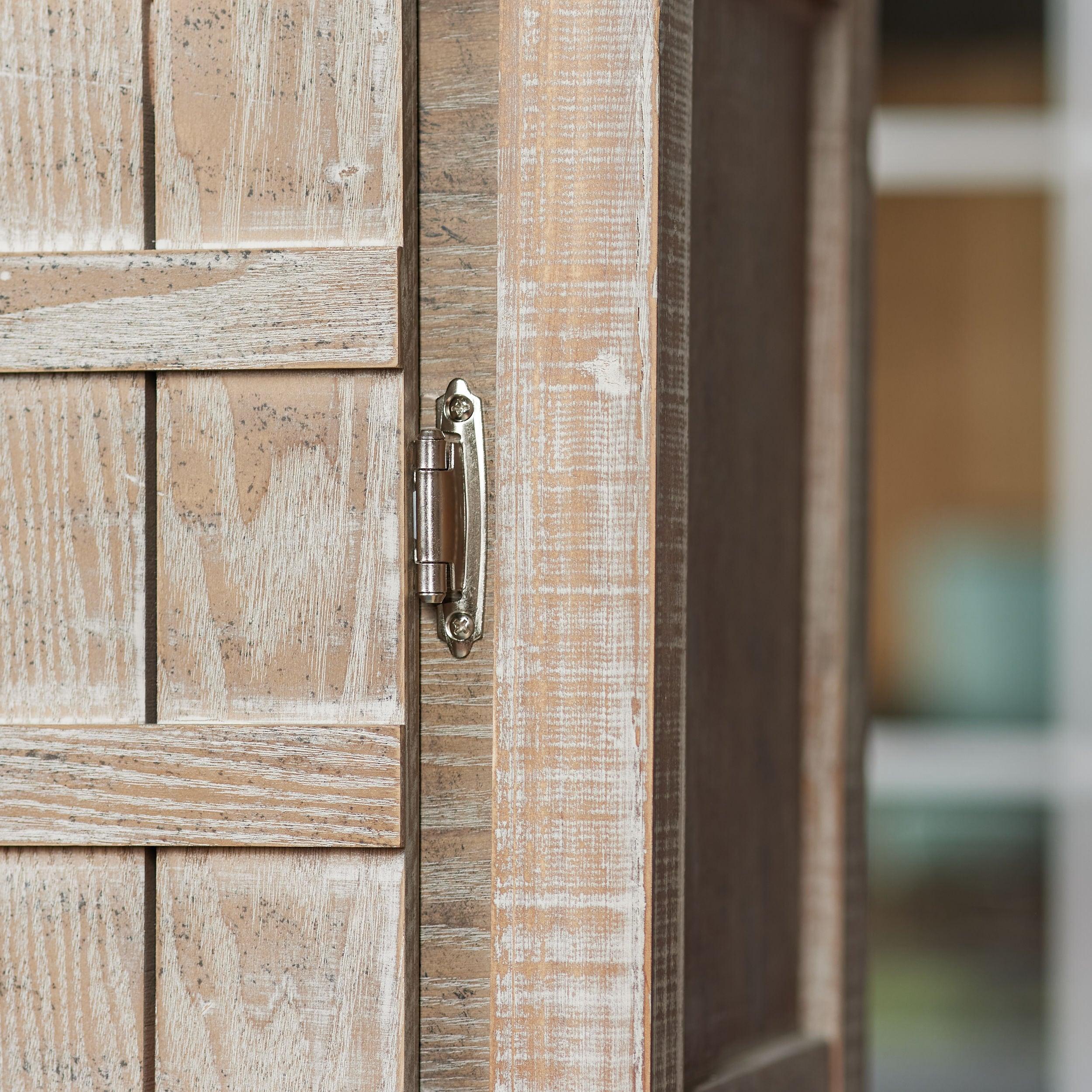 RELIABILT 200-Degree Adjustable Overlay Overlay Surface Self-Closing Satin nickel Cabinet Hinge , 5 Pairs ( 10 -Pieces)